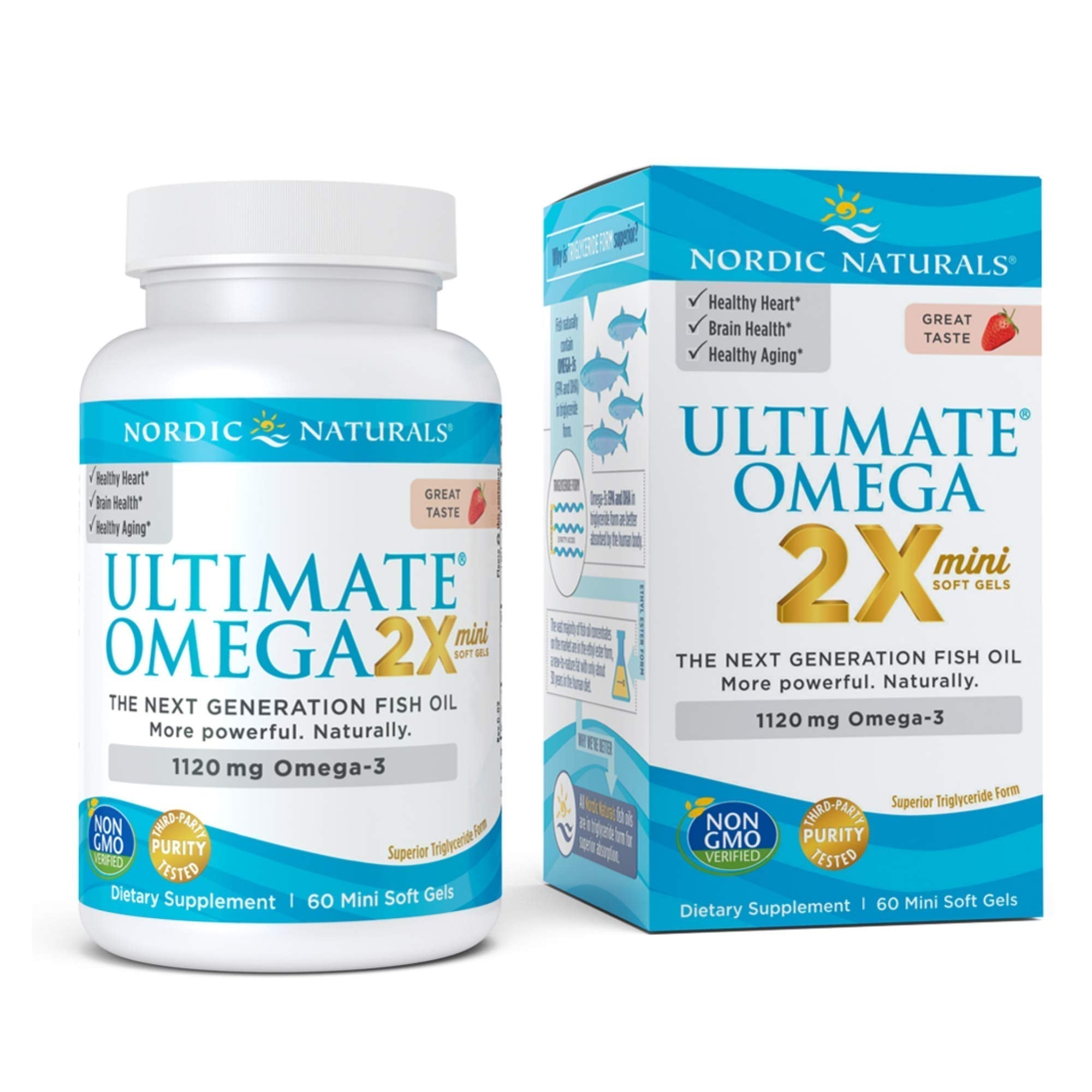 NORDIC NATURALS Ultimate Omega Minis, 60 CT Nordic Naturals Au supplements