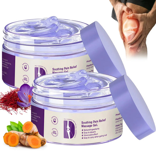 2PCS Kresin Joint Pain Gel Purple Gel,Soothing Pain Relief MassageGel,Purple Joint Repair Cream,Effective Soothesfor Back, Neck, Hands, and Feet MEIEGOUAU supplements