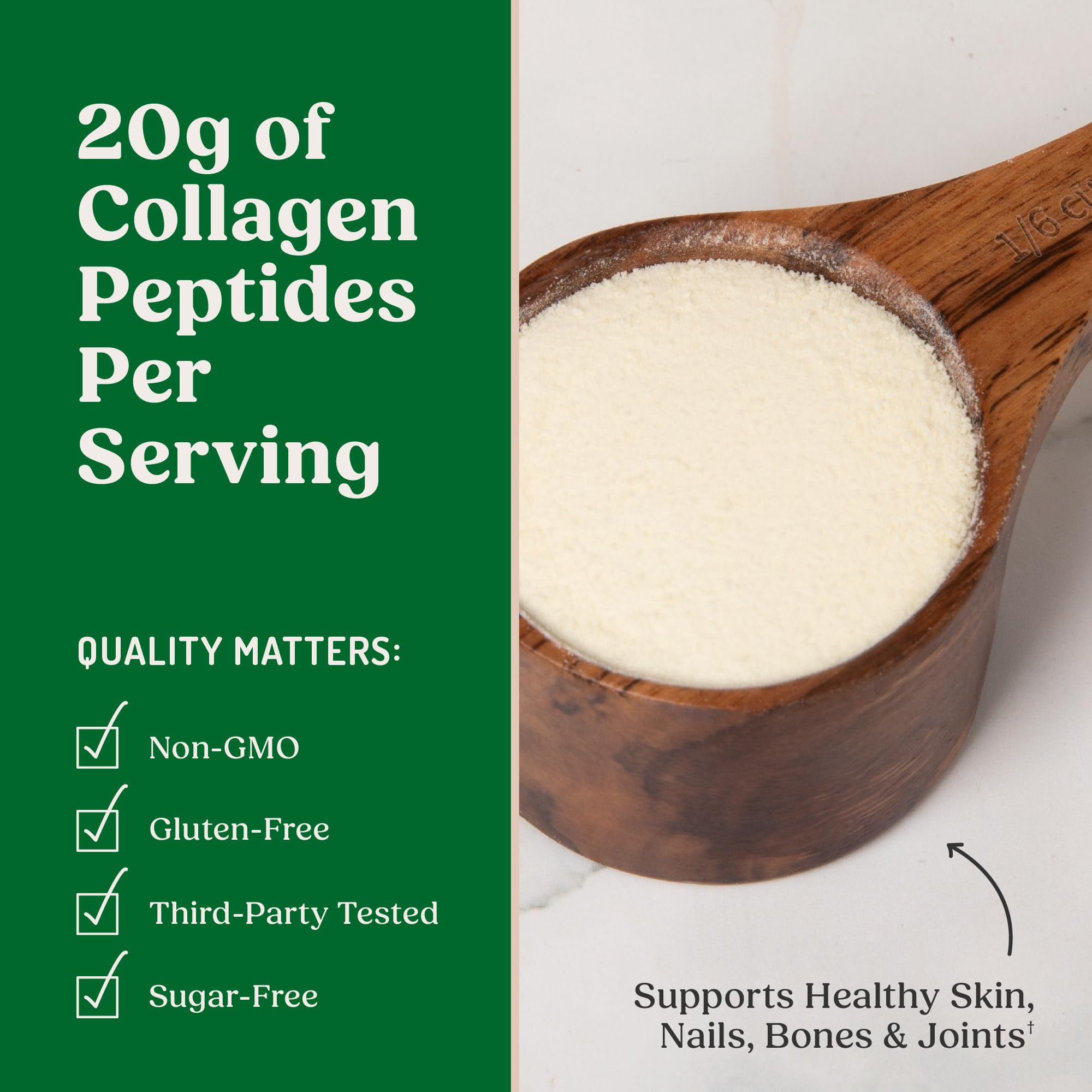 Bulletproof Unflavored Collagen Peptides Powder, 20g Grass-Fed Collagen Protein and Amino Acids for Skin, Bones and Joints, 17.6 Ounces Bulletproof Au supplements