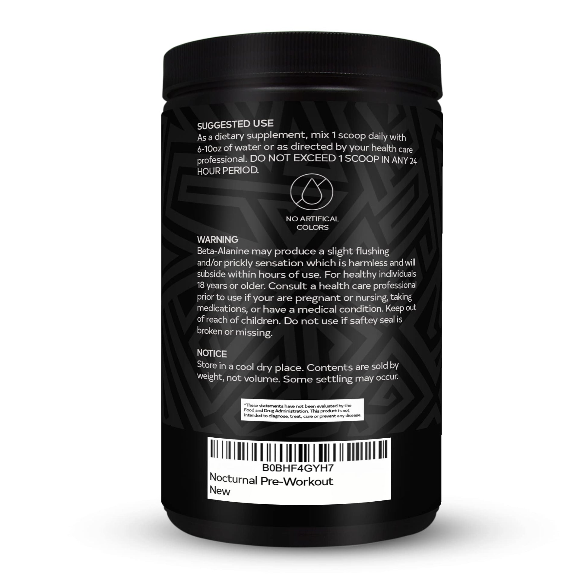 The Supplement Co Nocturnal Pre Workout - No Caffeine Night Time Preworkout for Men The Supplement Co Au supplements