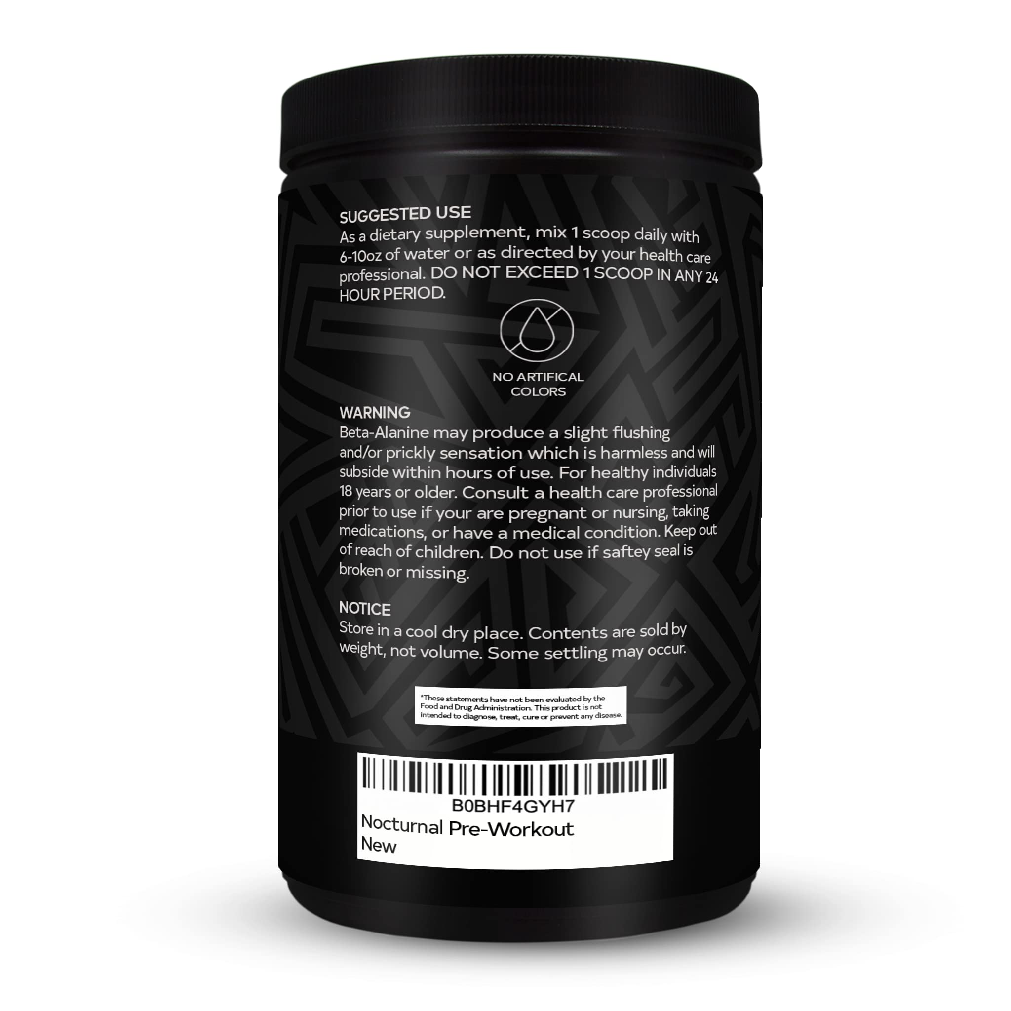 The Supplement Co Nocturnal Pre Workout - No Caffeine Night Time Preworkout for Men The Supplement Co Au supplements