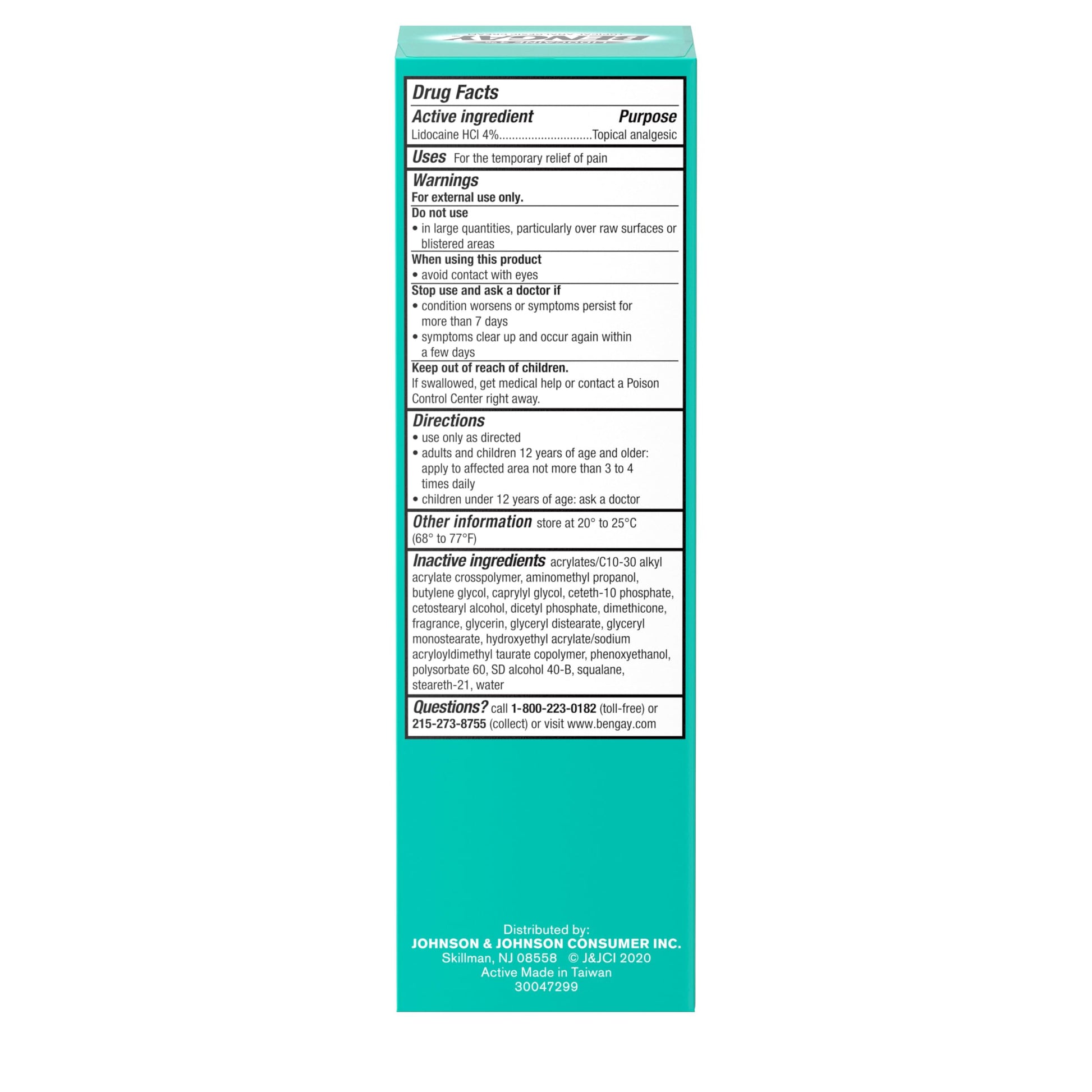 Bengay Lidocaine Pain Relief Cream, Maximum Strength OTC, Non-Greasy Topical Analgesic with 4% Lidocaine to Desensitize Nerves, Numbing Cream with a Soothing Jasmine Scent, 3 oz Bengay Au supplements