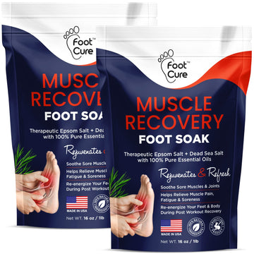 Muscle Relief Foot Soak with Epsom Salts - All Natural Salts for Post Workout Recovery FOOT CURE Au supplements