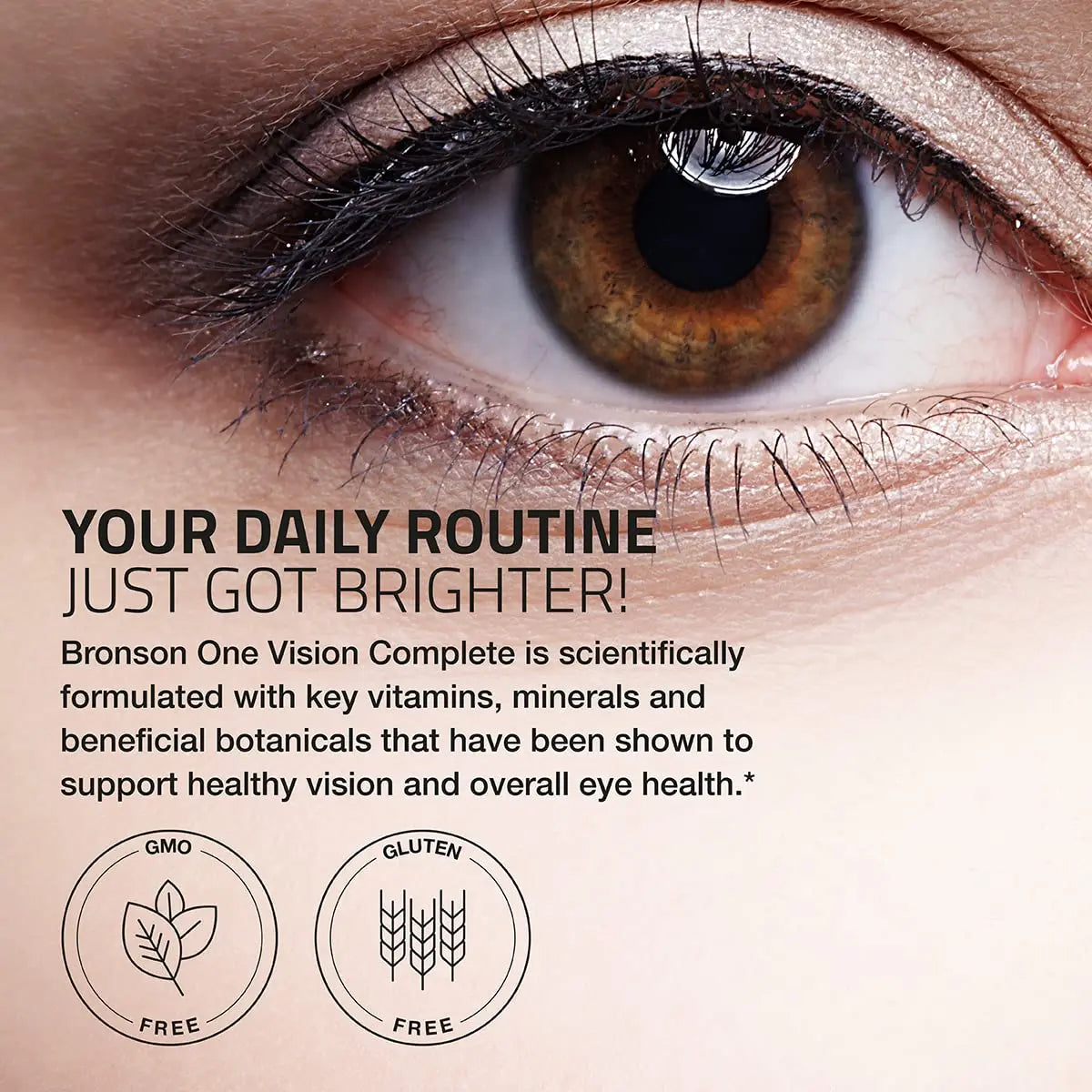 Bronson ONE Daily Vision Complete Eye Health Support Multivitamin Multimineral Supplement Formula, 180 Tablets Bronson Au supplements