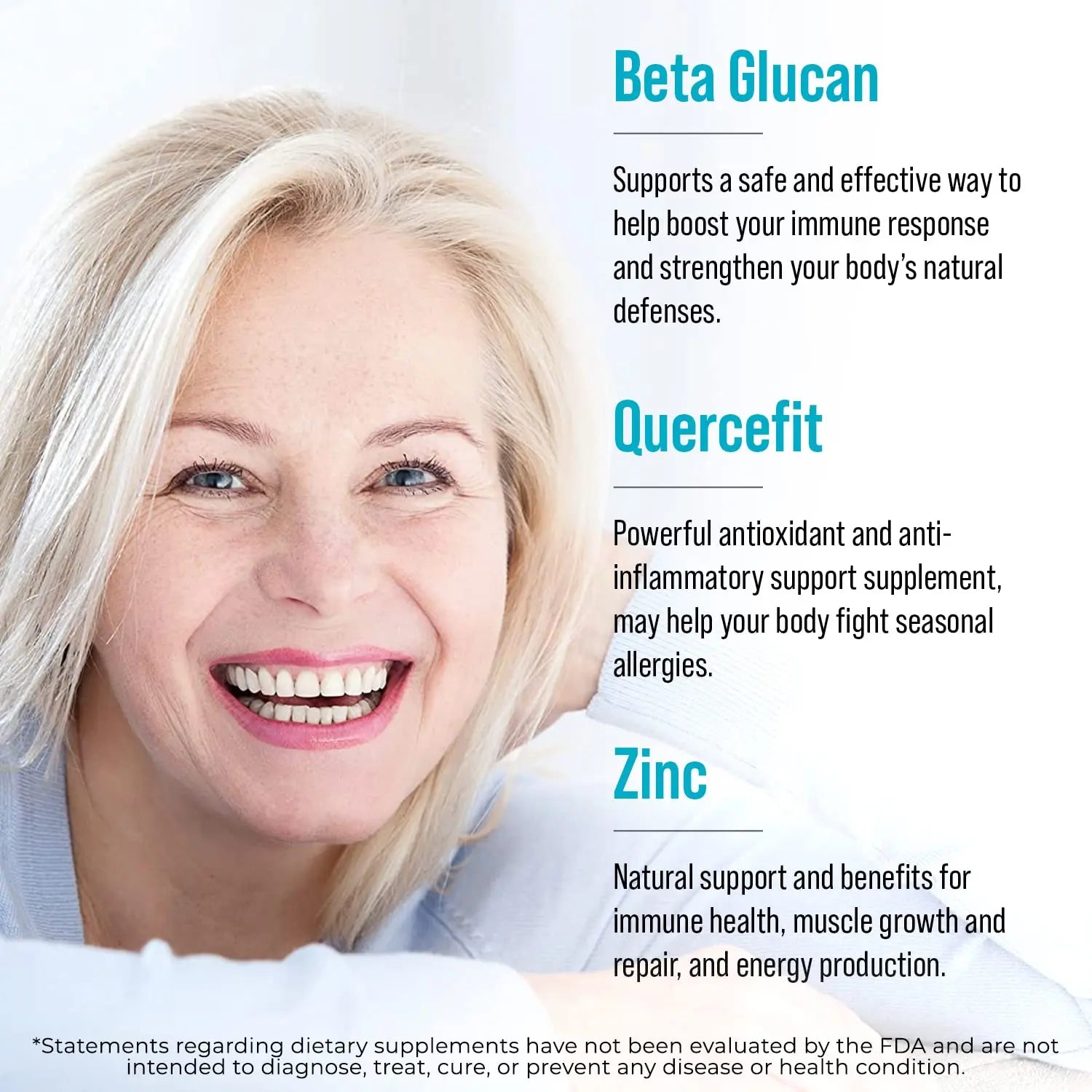 Juvenon AgeRenew Beta Glucan Anti Aging Immunity Support Supplement, Beta Glucan with Zinc Quercetin for Immune Defense Boost Juvenon Au supplements
