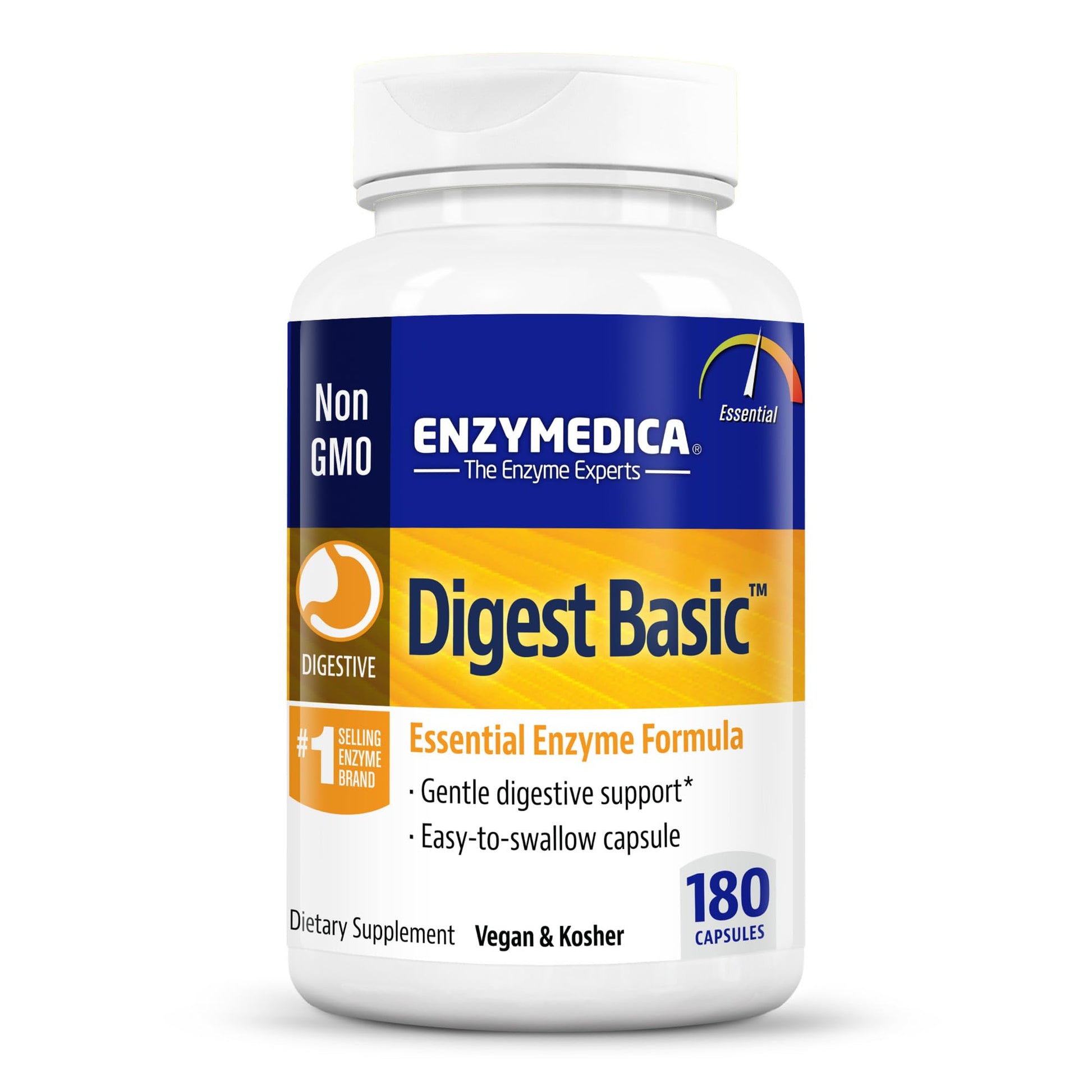 Enzymedica Digest Basic, Digestive Enzymes for Sensitive Stomachs, Offers Fast-Acting Enzymedica Au supplements