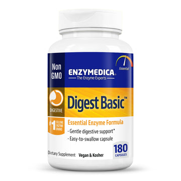 Enzymedica Digest Basic, Digestive Enzymes for Sensitive Stomachs, Offers Fast-Acting Enzymedica Au supplements