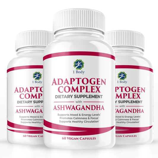 1 Body Adaptogen Complex with Ashwagandha 1 BodyAU supplements