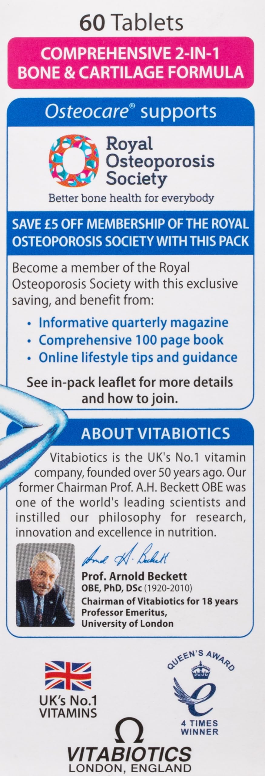 Vitabiotics Osteocare Joint Vitabiotics Au supplements