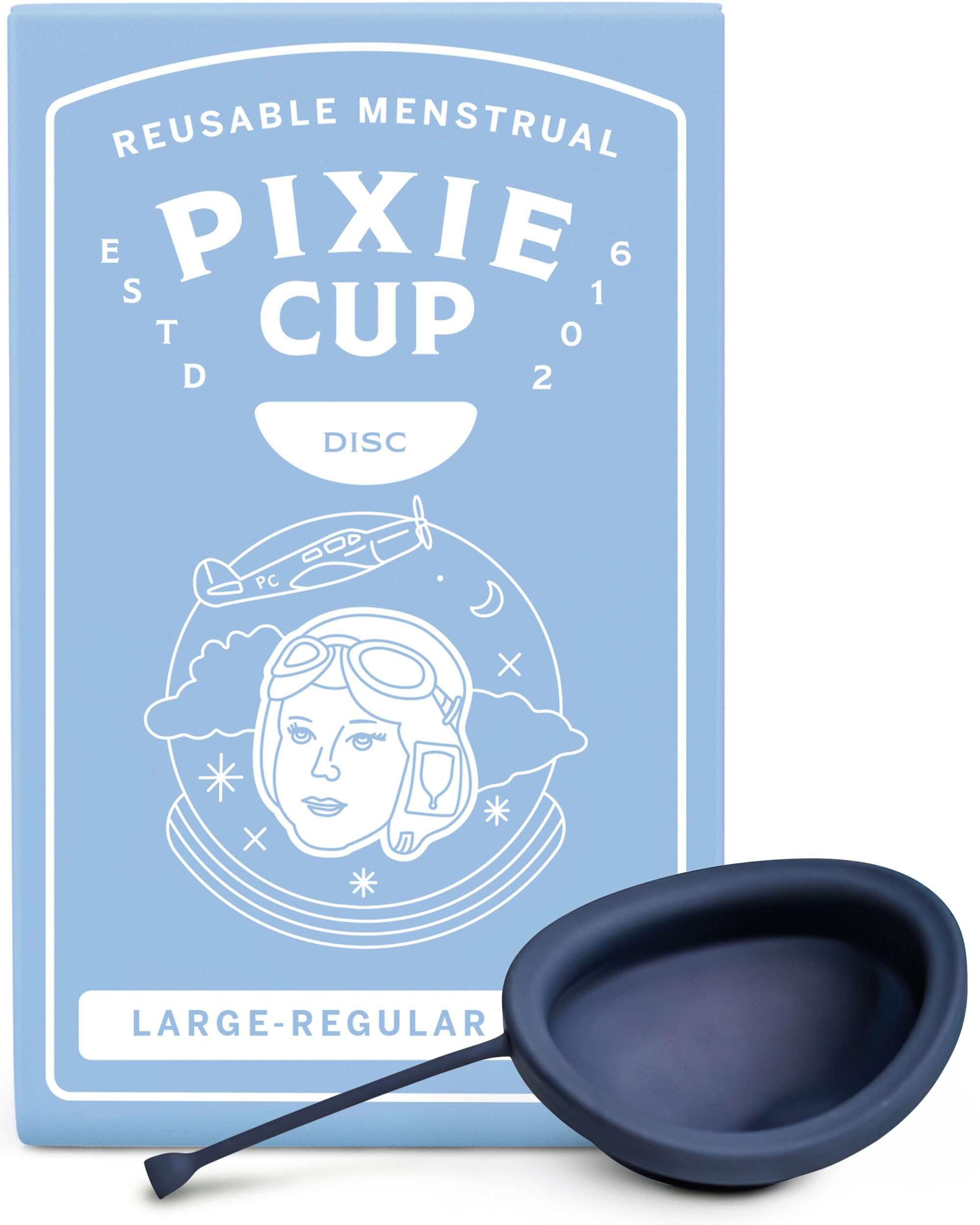 Pixie Soft Menstrual Disc - Ranked 1 for Most Soft Reusable Period Disc - Removable Stem Pixie Cup Au supplements