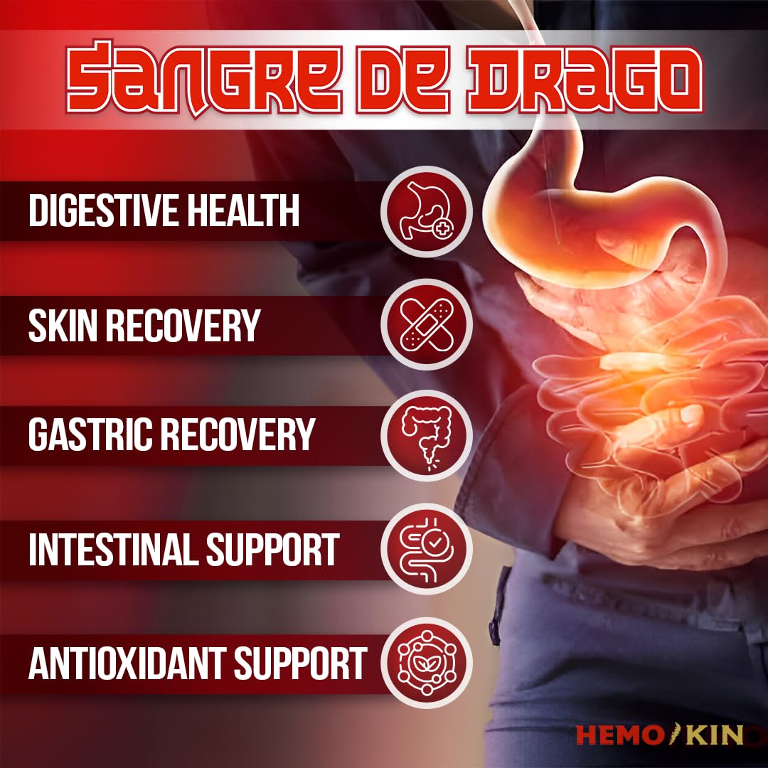 SPF Natural Products HEMOKIN with Sangre de Drago – Hemorrhoid and Fissure Relief Supplement, Helps with Itching, Swelling, Pain Relief (60 Caps) (1) SPF Natural Products Au supplements