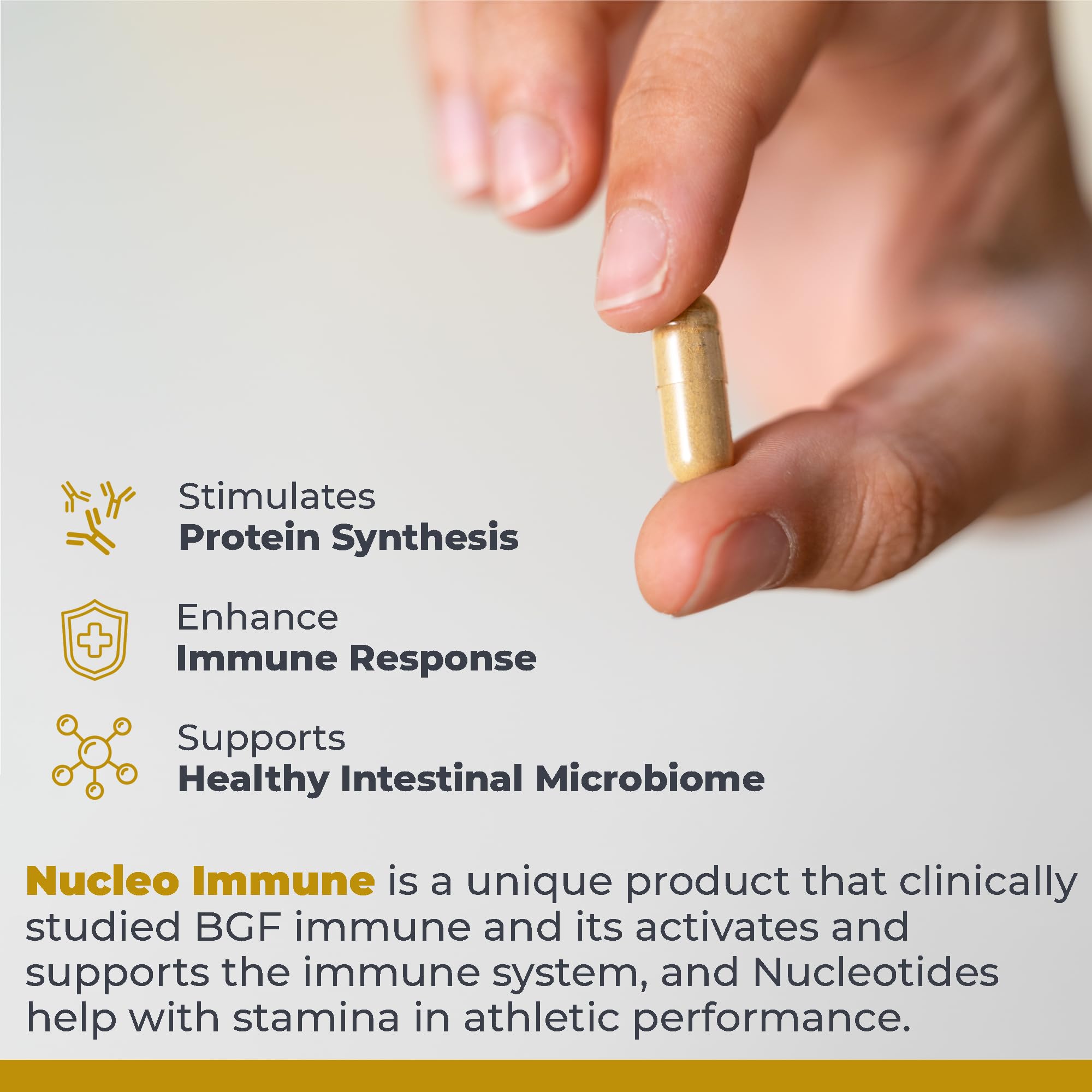 Premier Research Labs Nucleo Immune - Beta Glucan Supplements, Beta Glucans, Phytochemicals, Prickly Pear, Fiber, Immune Support - 90 Capsules Premier Research Labs Au supplements