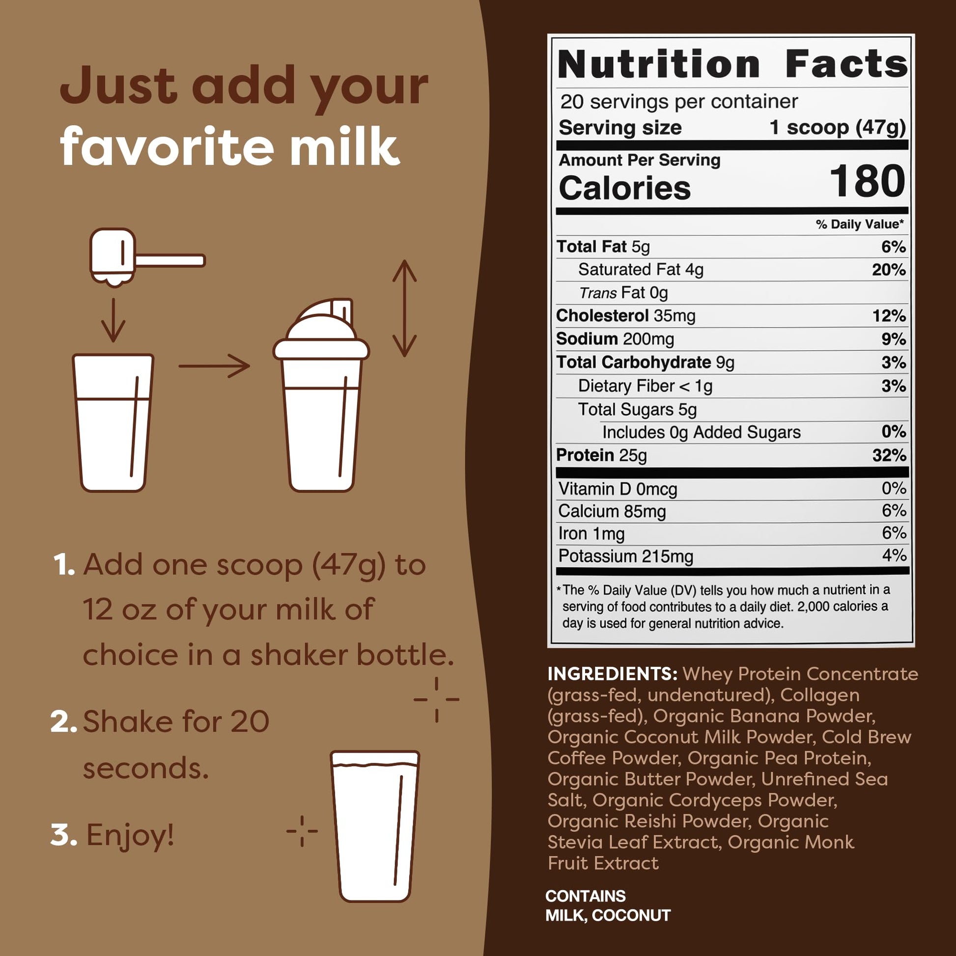 FlavCity Protein Powder Smoothie, Butter Coffee - 100% Grass-Fed Whey Protein Powder FlavCity Au supplements