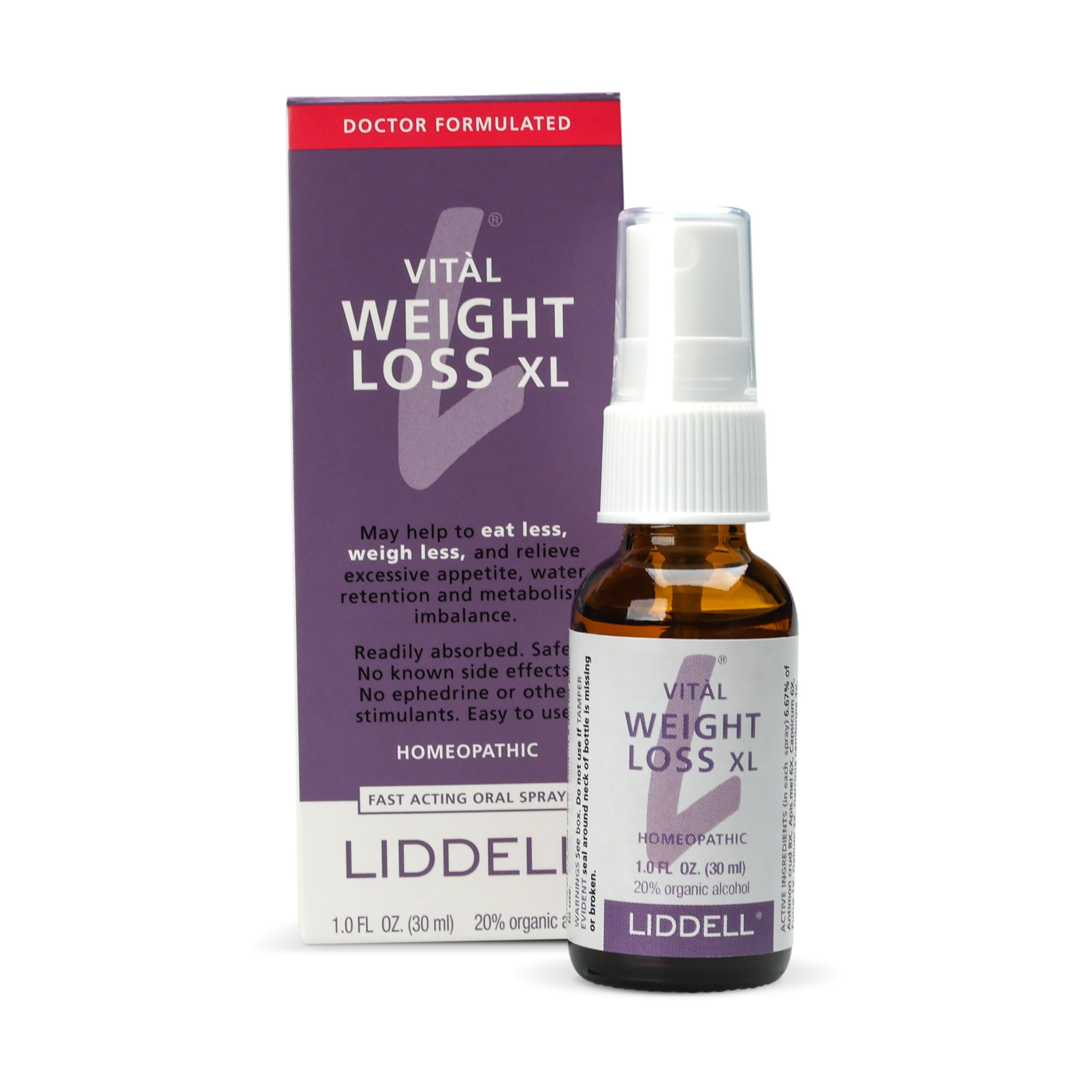 VITL Weight Loss XL Liddell Homeopathic 1 oz Liquid Liddell Au supplements