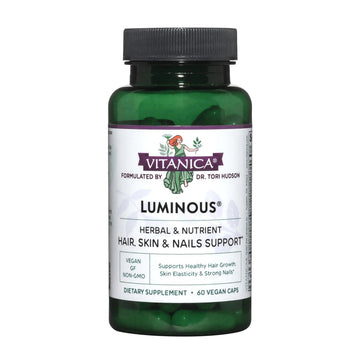 Vitanica, Luminous, Hair, Skin and Nail Support, Vegan, 60 Capsules Vitanica Au supplements