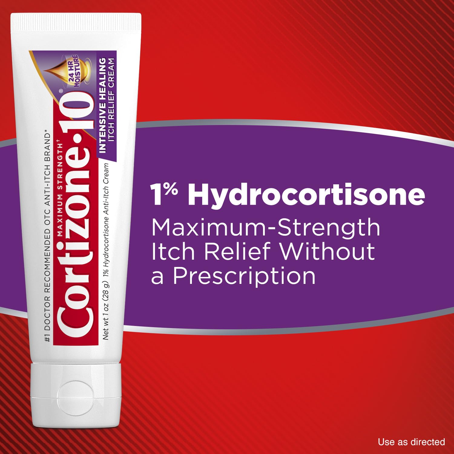 Cortizone-10 Maximum Strength Intensive Healing Itch Relief Cream, 1% Hydrocortisone, Fast-Acting, Anti-Itch Cream for Bug Bites, Rash, Eczema, Psoriasis, Poison Ivy, Oak, Sumac & More, 1 oz Cortizone 10 Au supplements