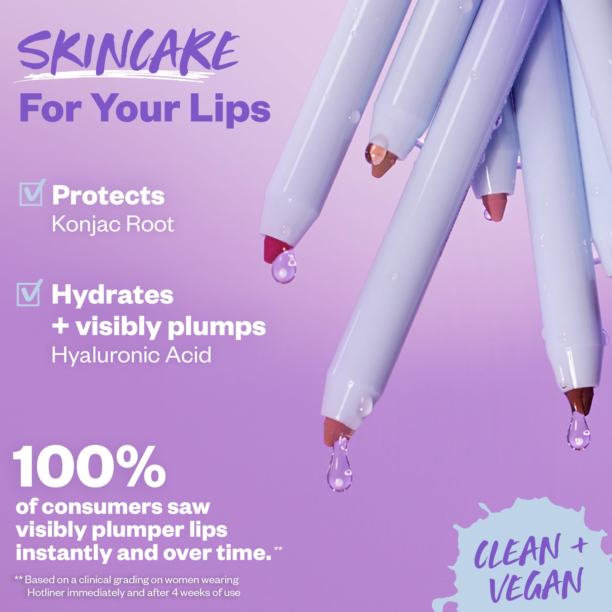 Kosas Hotliner Retractable Lip Liner Pencil with Built-In Brush & Sharpener - Easy Contouring, Hydrating, Long-Lasting- Pigmented Creamy Texture for Plumping Lips - Hyaluronic Acid & Konjac - Infinite Kosas Au supplements