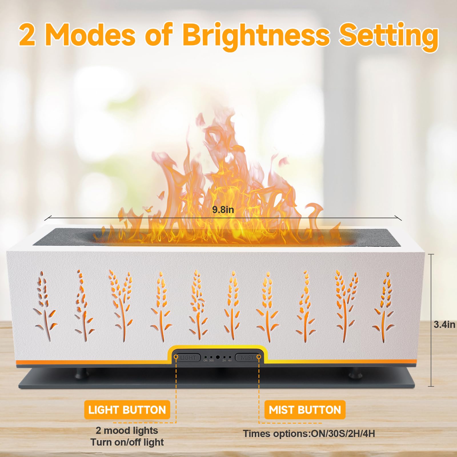 WENPHONE Flame Air Aroma Diffuser Humidifier, Essential Oil Diffuser, 200ml Aromatherapy Diffuser WENPHONE Au supplements