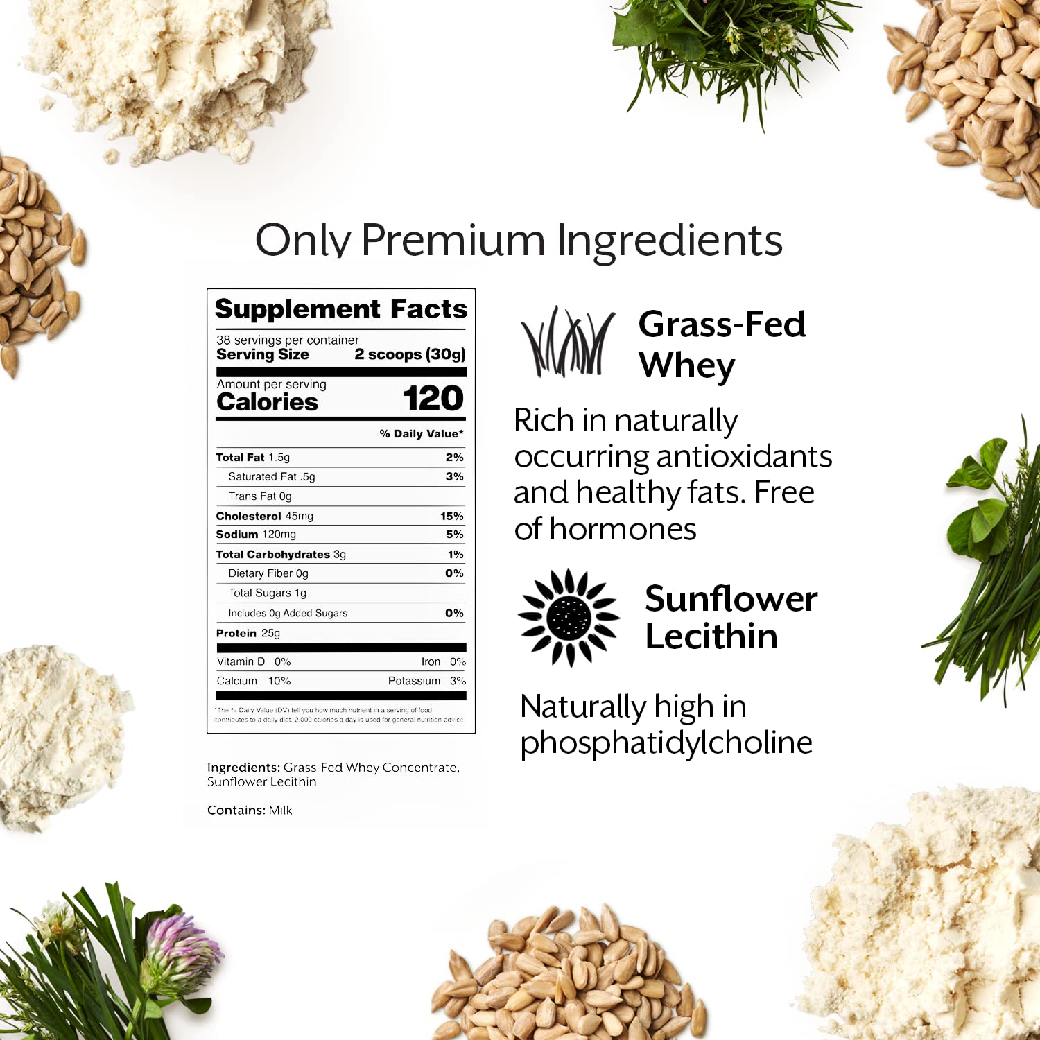 Promix Whey Protein Powder, Unflavored - 2.5lb Bulk - Grass-Fed & 100% All Natural ProMix Nutrition Au supplements