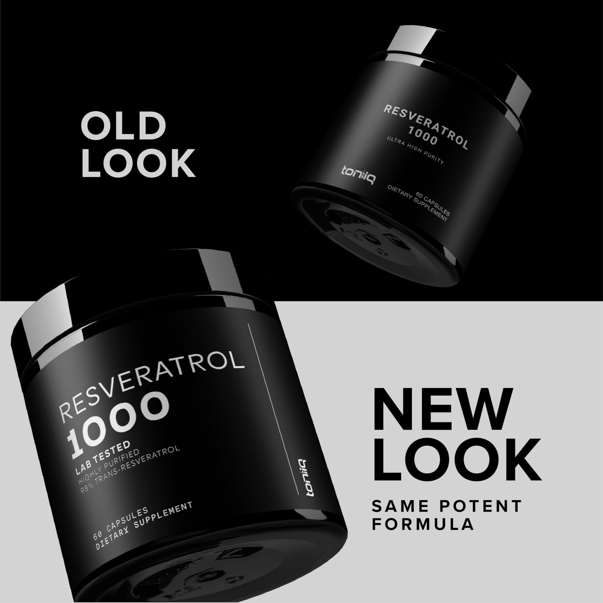 Ultra High Potency Third-Party Tested Trans Resveratrol 1000mg - 98% Pure, Highly Purified and Bioavailable - Resveratrol Polygonum Root Extract - 60 Capsules Toniiq Au supplements