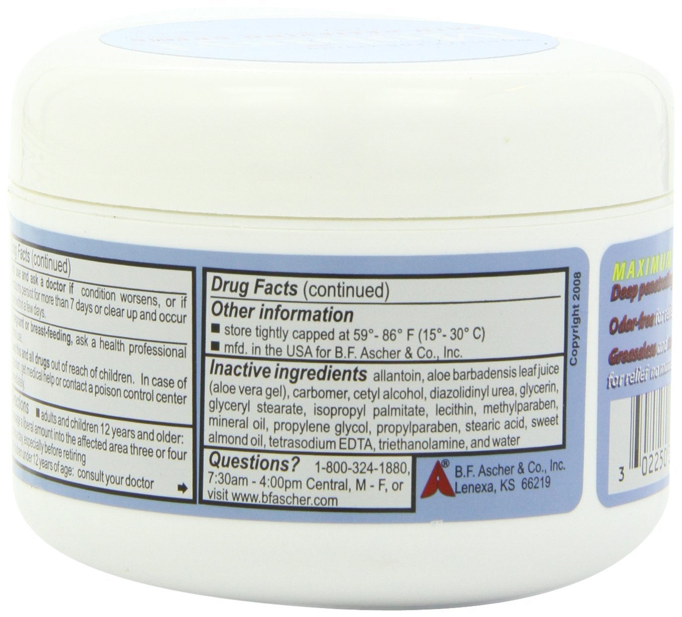 Mobisyl Pain Relieving Creme with Soothing Aloe Vera, 8 Ounce (Pack of 3) Mobisyl Au supplements