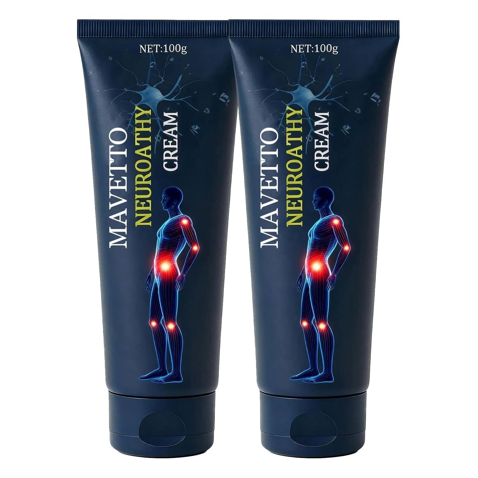 ReviveNerve Capsacare Neuropathy Relief Cream, Fast-Absorbing Soothing Cream with Capsaicin, Arnica, Menthol, MSM & Glucosamine for Feet, Hands, Legs, Muscles, Joints and Back (2pcs) ReviveNerve Au supplements