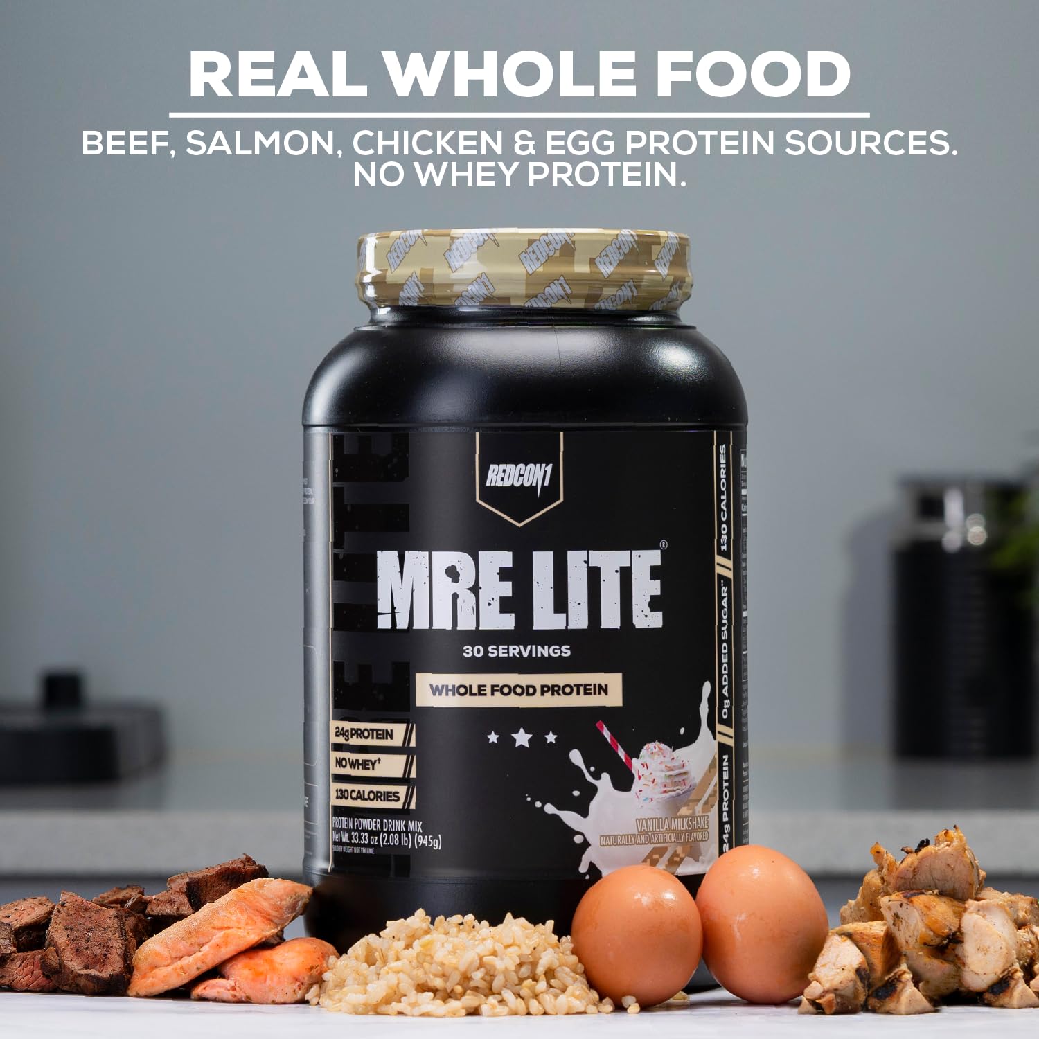 REDCON1 MRE Lite Whole Food Protein Powder, Peanut Butter Cookie - Low Carb & Whey REDCON1 Au supplements