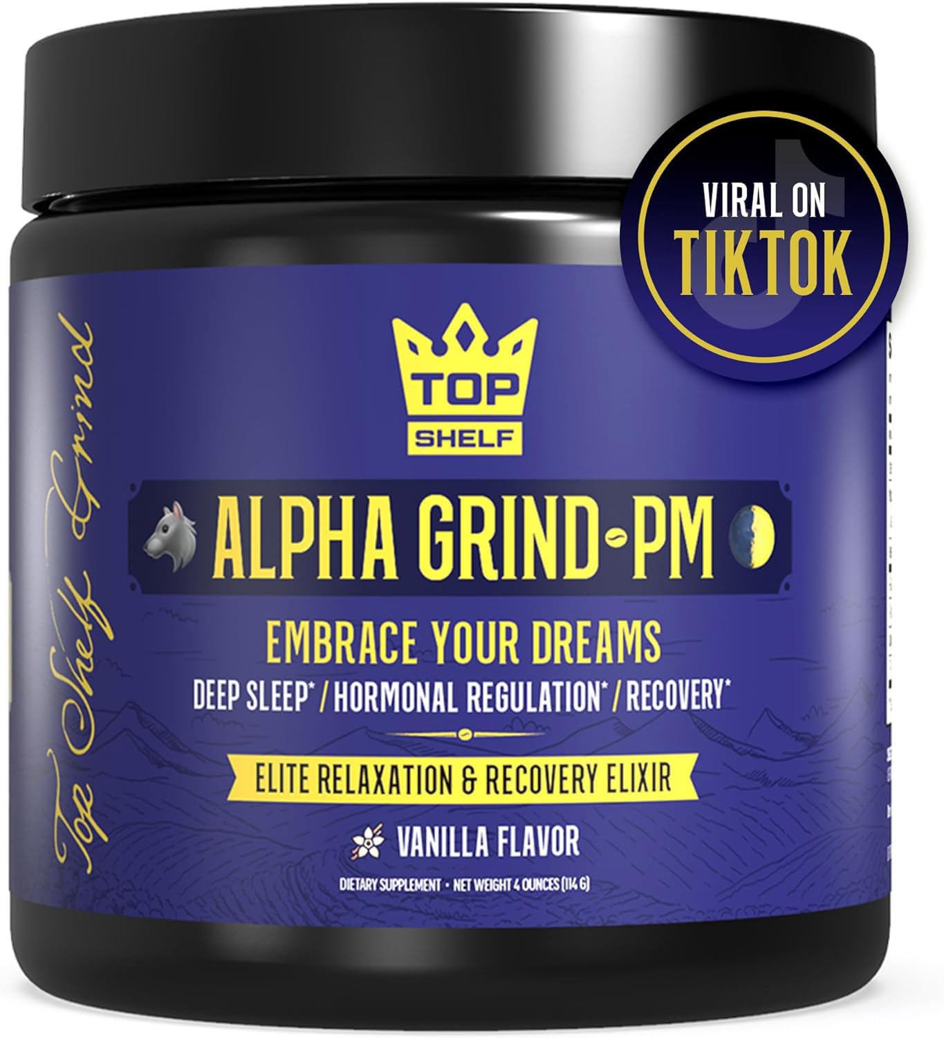 Advanced Sleep Supplement for Men, Nootropic Night Time Burner & Anabolic Recovery Join Top Shelf Grind Au supplements