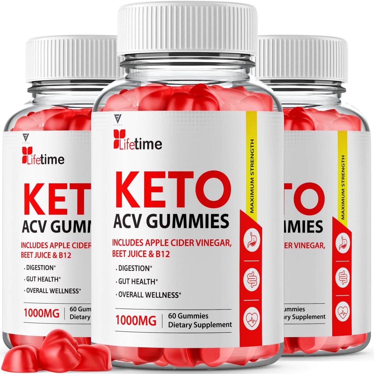 (3 Pack) Lifetime Keto Plus ACV Gummies Advanced Weight Loss AVC, Life Time Keto ACV Fyvus Au supplements