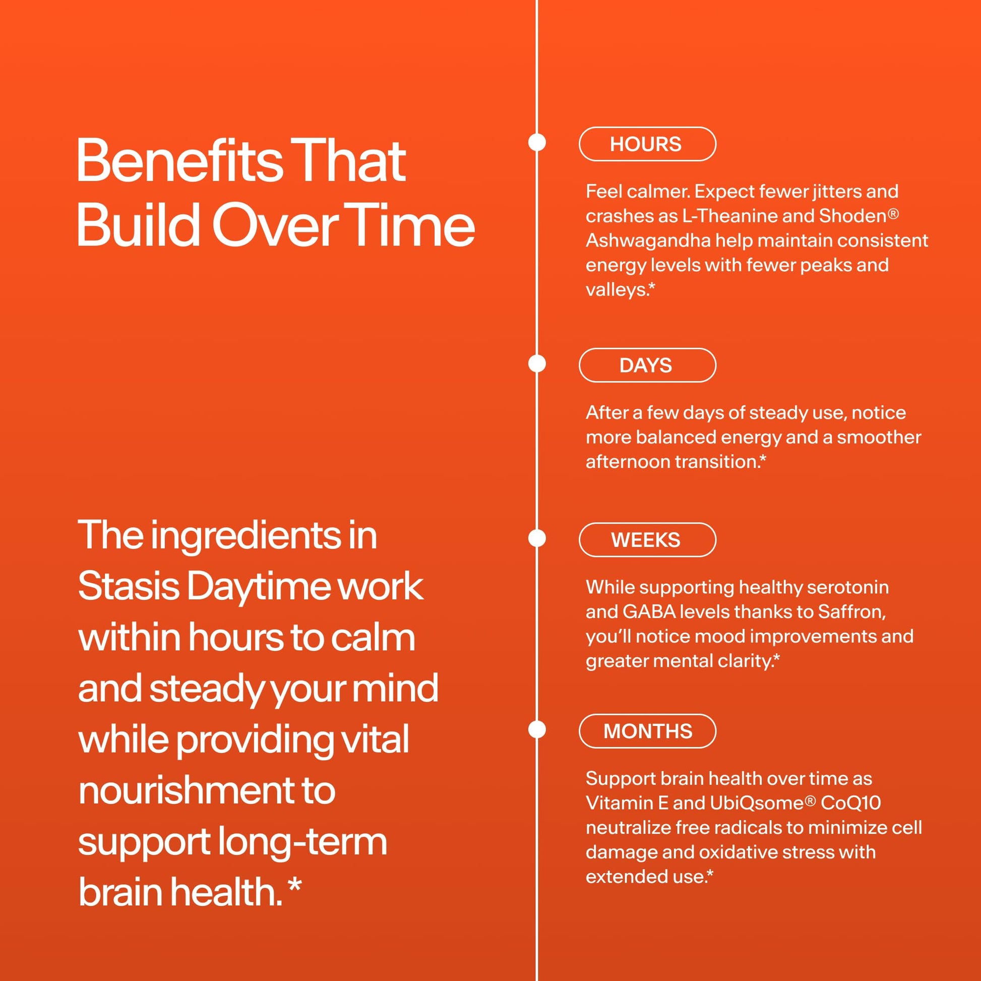 Stasis Daytime Energy & Focus Supplement for Men & Women with Vitamin D3, L Theanine, Ashwagandha & CoQ10, Cognitive Support Capsules for Morning Routines, Vegan, Non GMO, 25 Servings, 1 Month Supply STASIS Au supplements