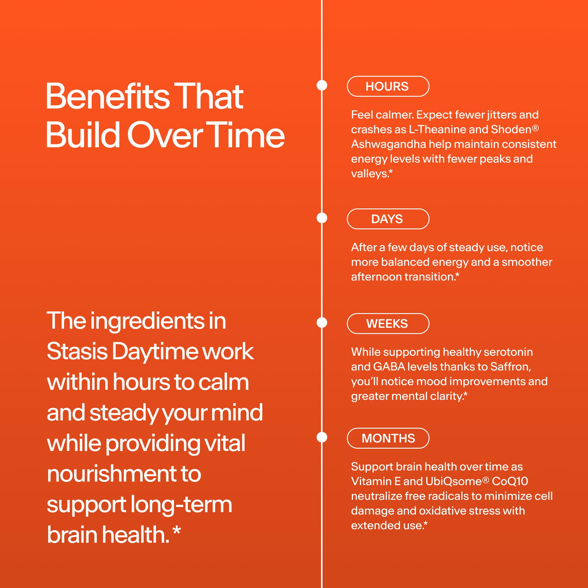 Stasis Daytime Energy & Focus Supplement for Men & Women with Vitamin D3, L Theanine, Ashwagandha & CoQ10, Cognitive Support Capsules for Morning Routines, Vegan, Non GMO, 25 Servings, 1 Month Supply STASIS Au supplements