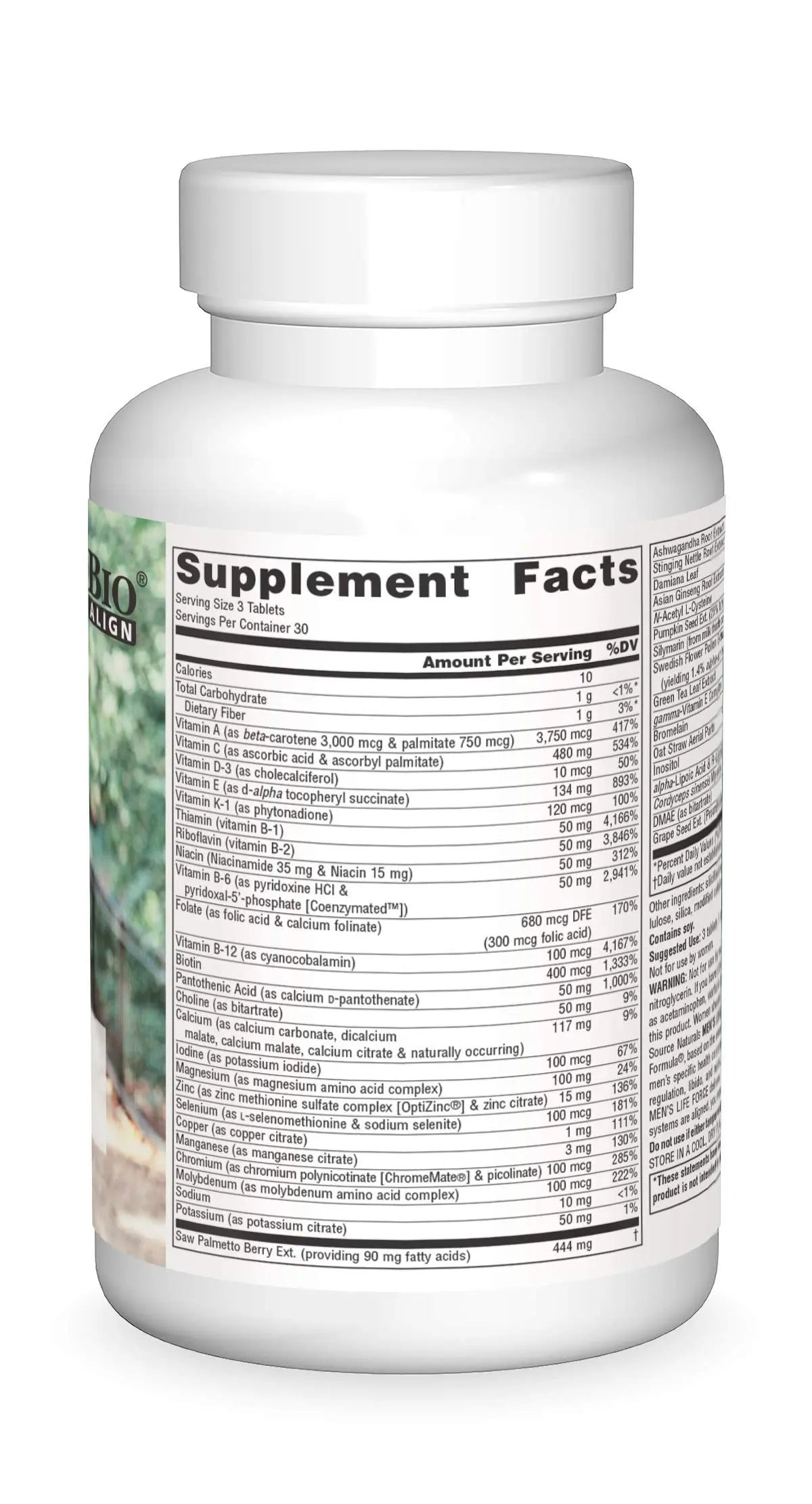 Source Naturals Men's Life Force Multiple Daily Multivitamin & Immune Health Supplement - 13 Essential Vitamins, Nutrients & Minerals - 180 Tablets Source Naturals Au supplements