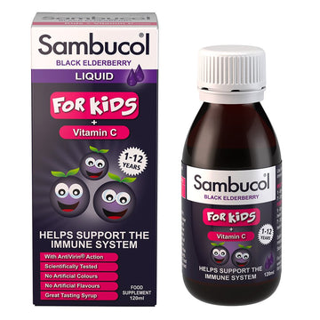 Sambucol Kids 120 ml For Immune Support, Drop Sambucol Au supplements