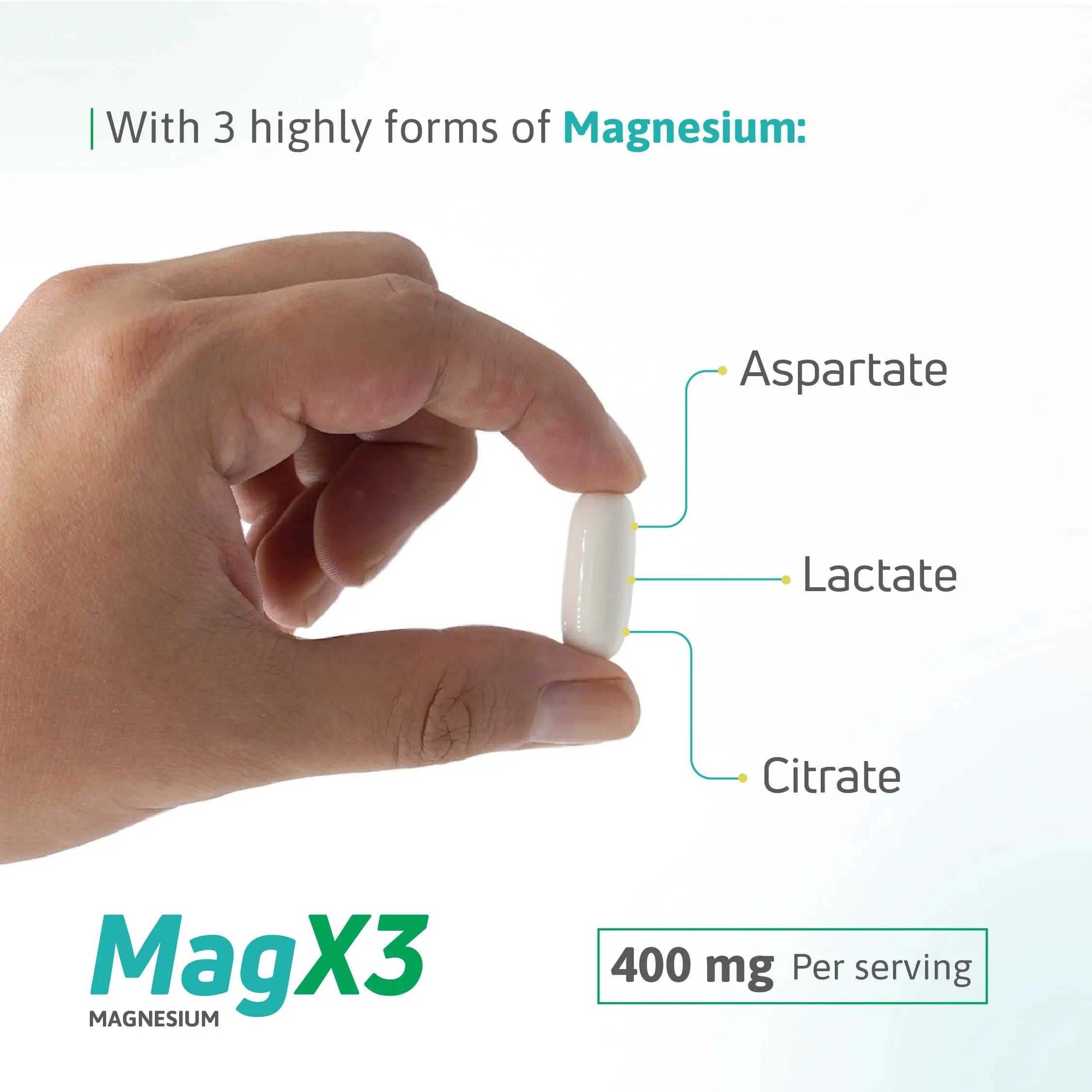 Magnesium Citrate Complex 400 mg – Triple Magnesium with Citrate, Aspartate & Lactate – High Absorption – 100 Softgels Nutra Nutrition Au supplements