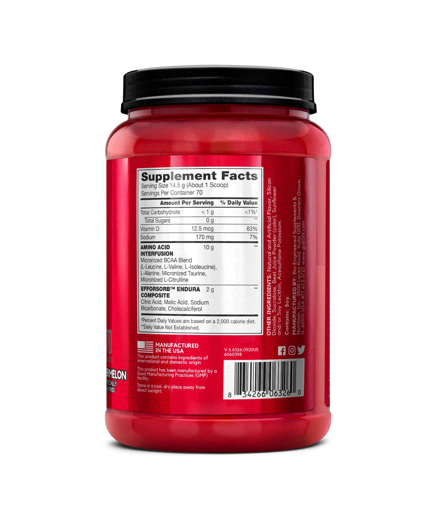 BSN Amino X Muscle Recovery & Endurance Powder with BCAAs, Intra Workout Support BSN Au supplements