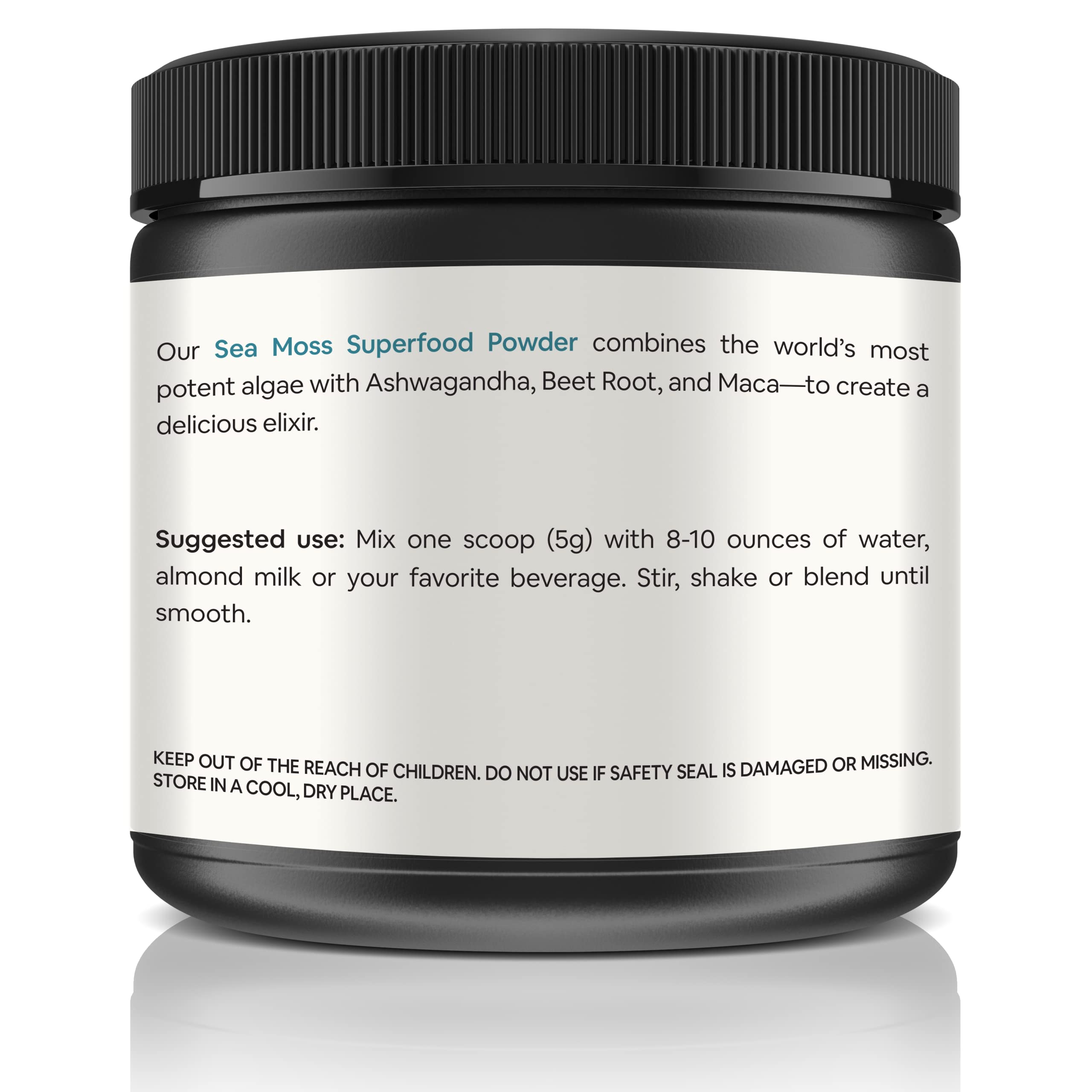 Organic Sea Moss Superfood Powder with Ashwagandha, Beet Root, and Maca Atlantic Naturals Au supplements