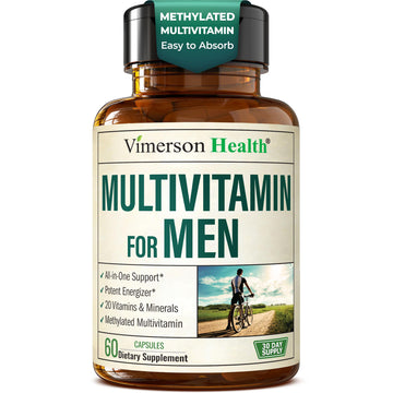 Multivitamin for Men – Methylated Mens Multivitamins & Multiminerals Capsules with Vitamin B12, A, D, C, Zinc, Magnesium & More for Complete Daily Support Vimerson Health Au supplements