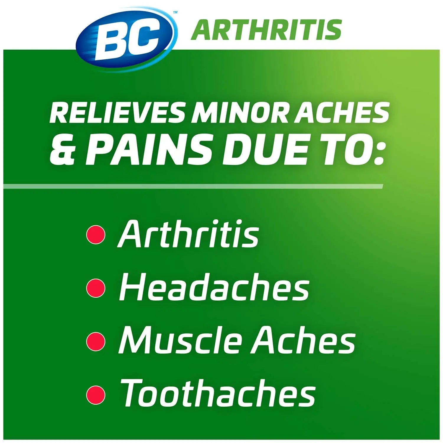 BC Powder Arthritis Pain Reliever, Aspirin Dissolve Packs, 50 Count Powder Packets BC Au supplements