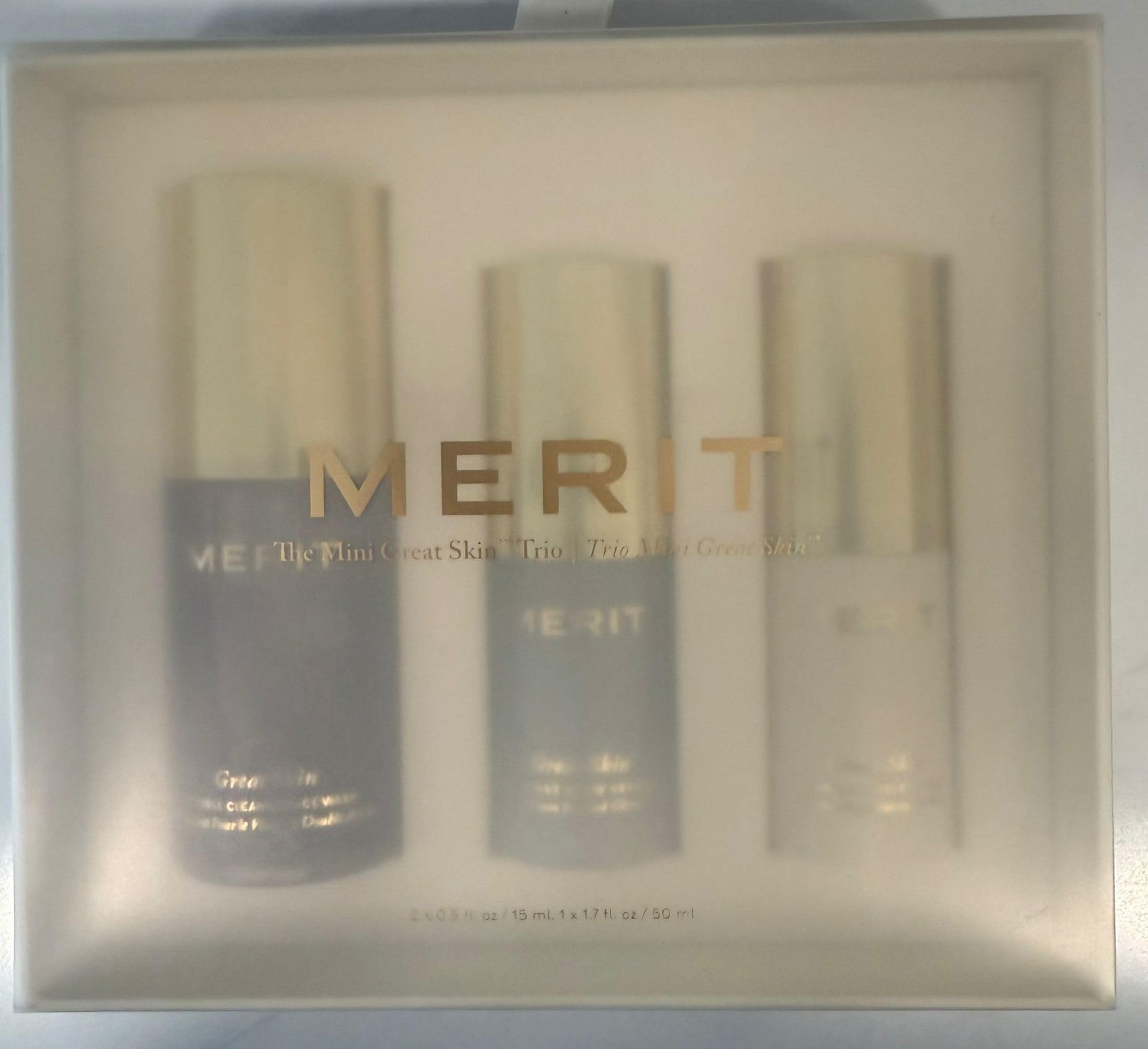 MERIT The Mini Great Skin Trio – Limited Edition Skincare Set with Double Cleanse Face Wash (15 ml), Instant Glow Serum (15 ml), and Priming Moisturizer (50 ml) Merit Au supplements