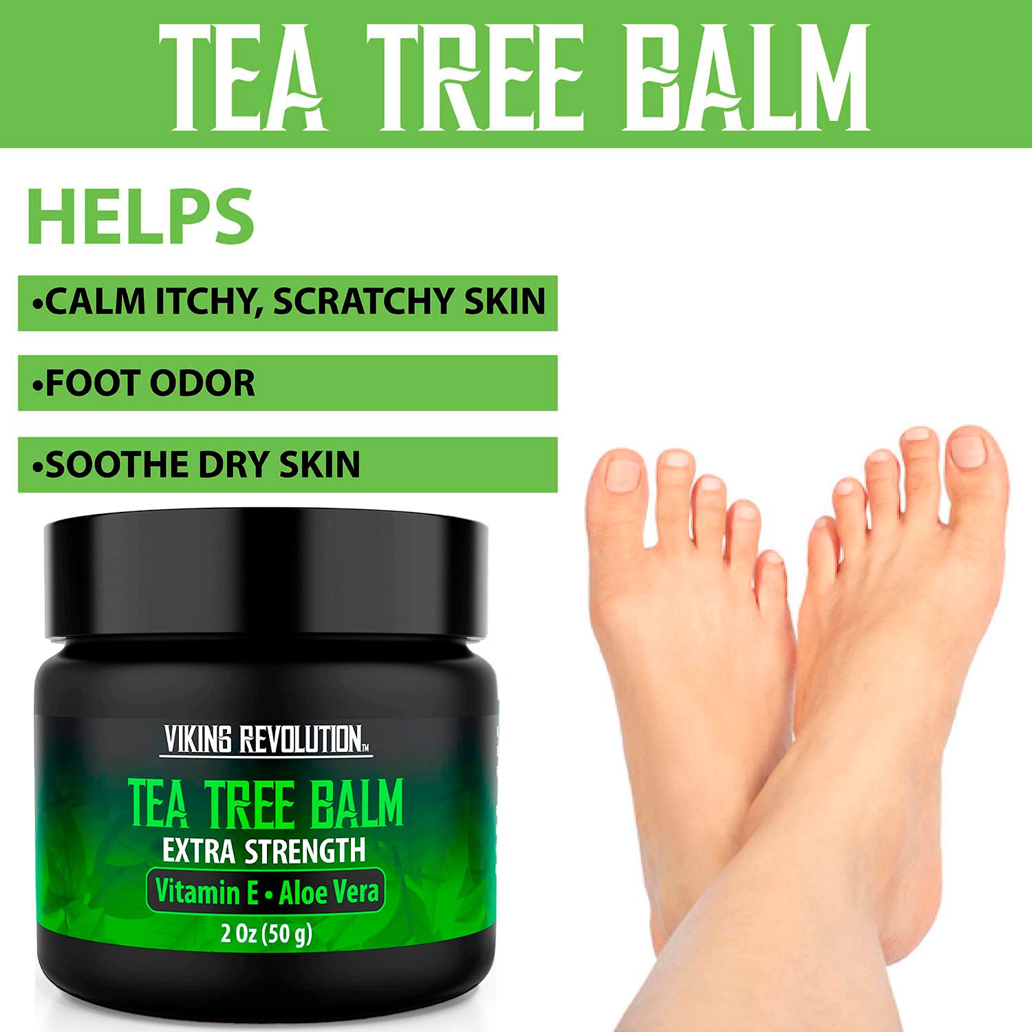 Viking Revolution Skin Cleaning Agent Tea Tree Kit for Men - Tea Tree Oil Set with Body Viking Revolution Au supplements