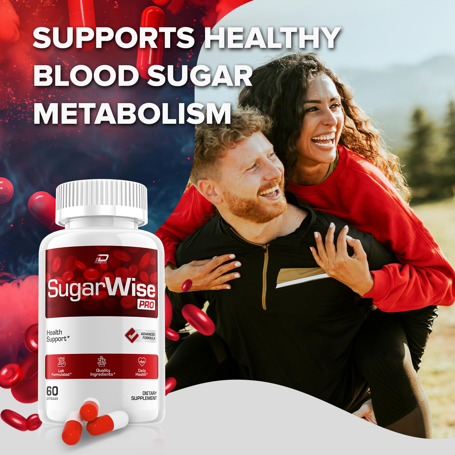 SugarWise Capsules – SugarWise Pro Natural Blend Daily Health Vitamins Supplement (5 Pack - 300 Capsules) Indelo Au supplements