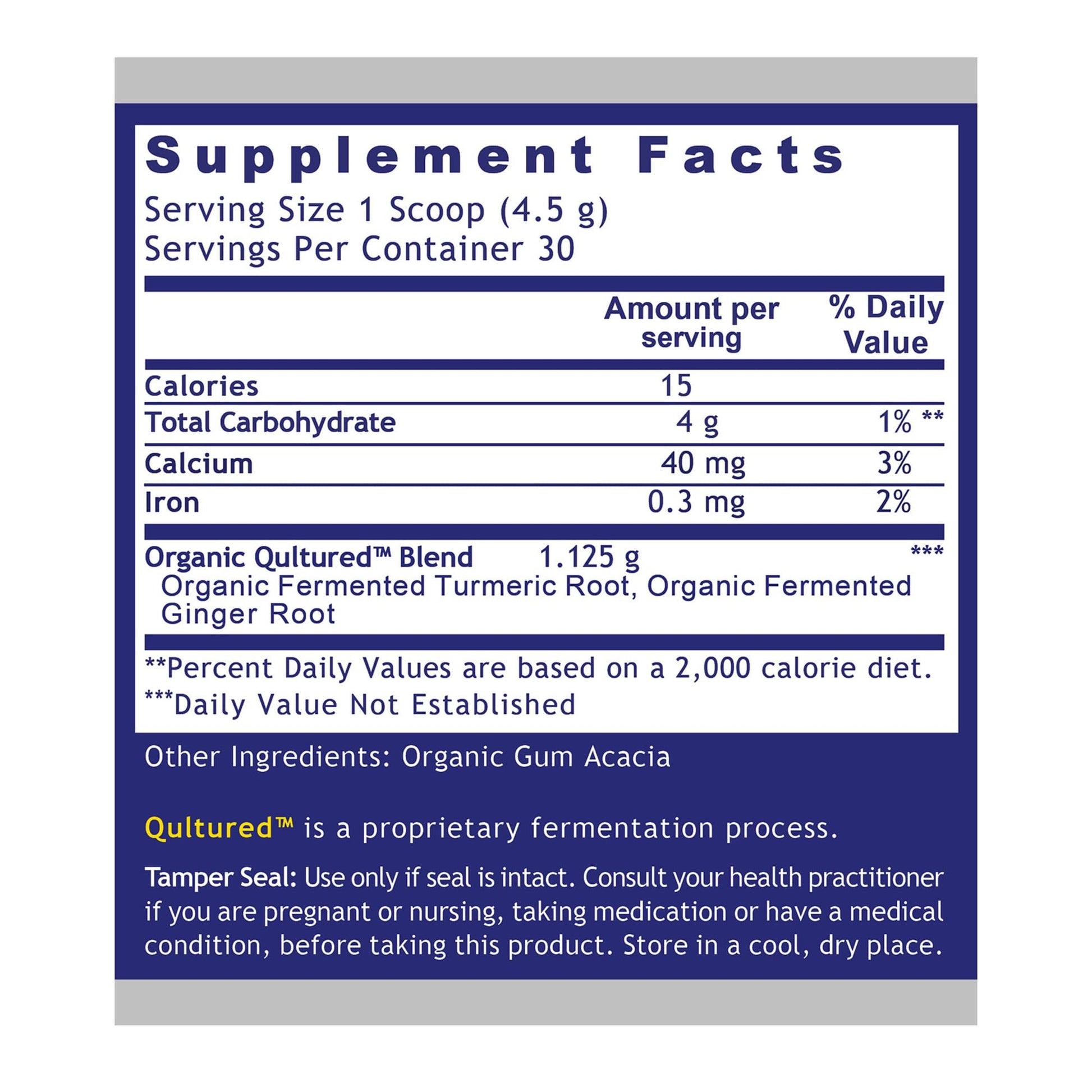 Premier Research Labs Premier Fermented Turmeric/Ginger Root - Probiotic Fermented Turmeric & Ginger Powder Supplement, Active Curcuminoids, Herbal Supplement - 4.7 Oz Premier Research Labs Au supplements