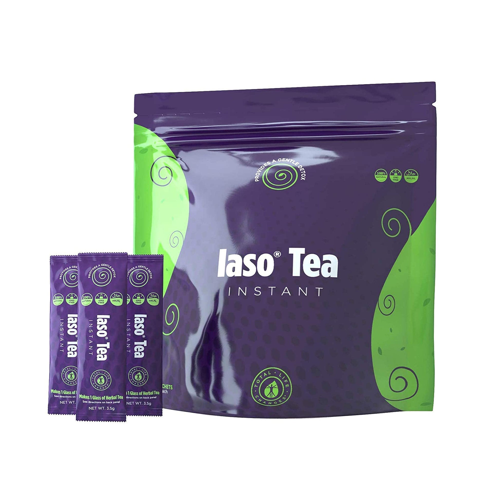 TLC Total Life Changes IASO Natural Detox Instant Herbal Tea - Expiration Date on the Top Total Life Changes Au supplements