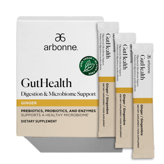 Arbonne Gut Health Digestion Support - Microbiome Prebiotic and Probiotic Drink Mix, Probiotic Powder and Prebiotic Powder ArbonneUS supplements
