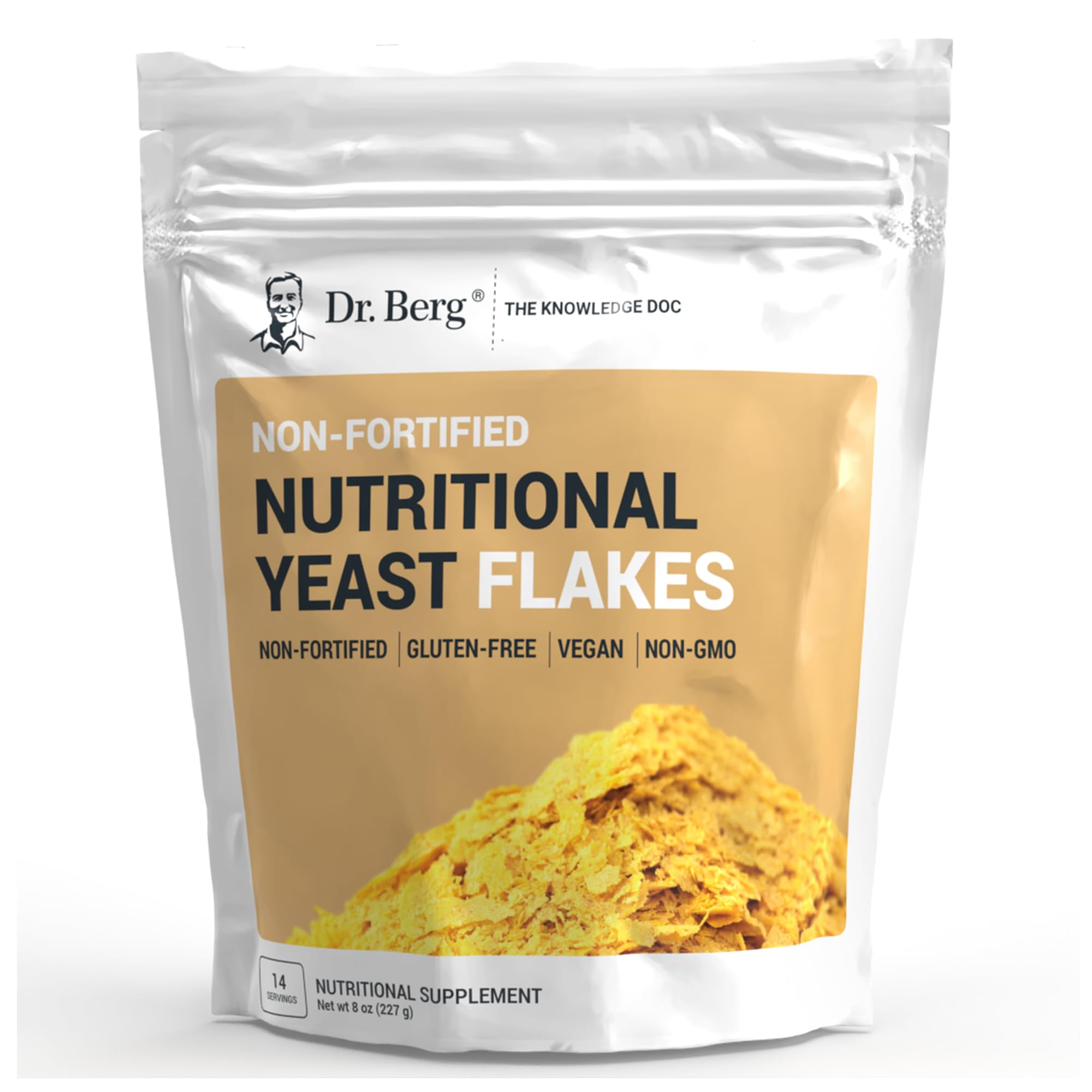 Dr. Berg Premium Nutritional Yeast Flakes - Delicious Non-Fortified Nutritional Yeast Dr. Berg Nutritionals Au supplements