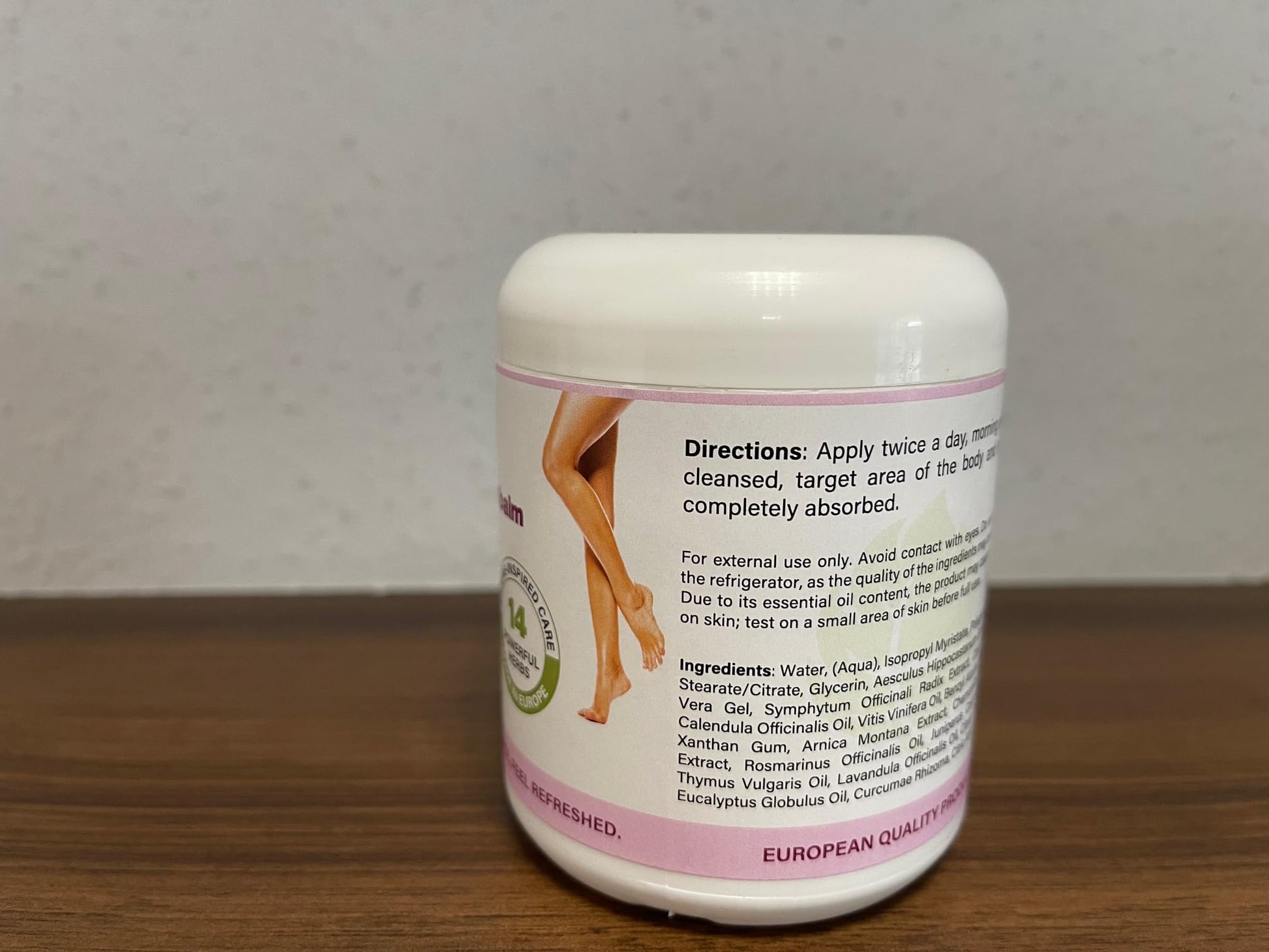 Hill Vital Natural Solutions HillVital Herbal Leg Care Balm with Horse Chestnut – Lightweight Botanical Cream for Daily Skin Care & Massage, Non-Greasy Formula for Legs & Body, 250 ml Hill Vital Natural Solutions Au supplements