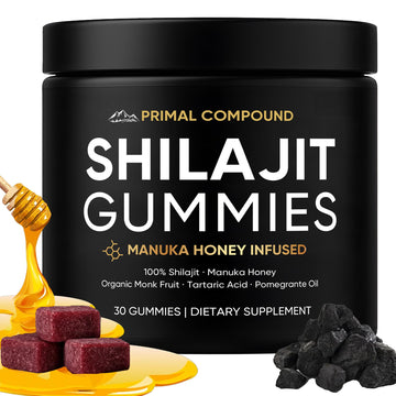 TOGOLIUN Primal Compound Shilajit Gummies for Men,with Manuka Honey, Organic Monk Fruit & Fulvic Acid, Shilajit Gummies Energy Supplements, 30 Gummies TOGOLIUN Au supplements