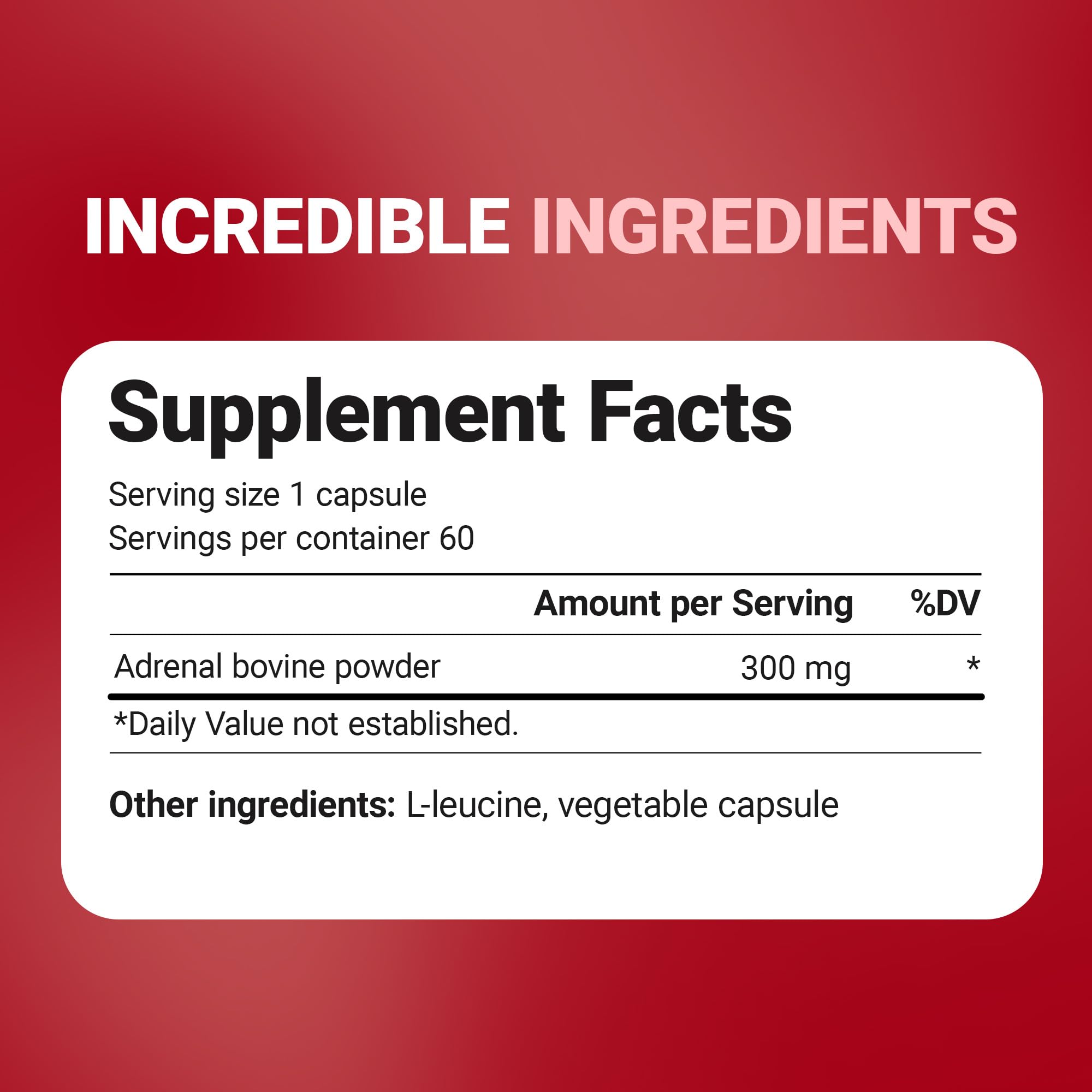 Dr. Berg Adrenal Glandular - Hormone Balance Formula That Supports Healthy Adrenal Function - Adrenal Support Supplement - 60 Capsules Dr. Berg Nutritionals Au supplements