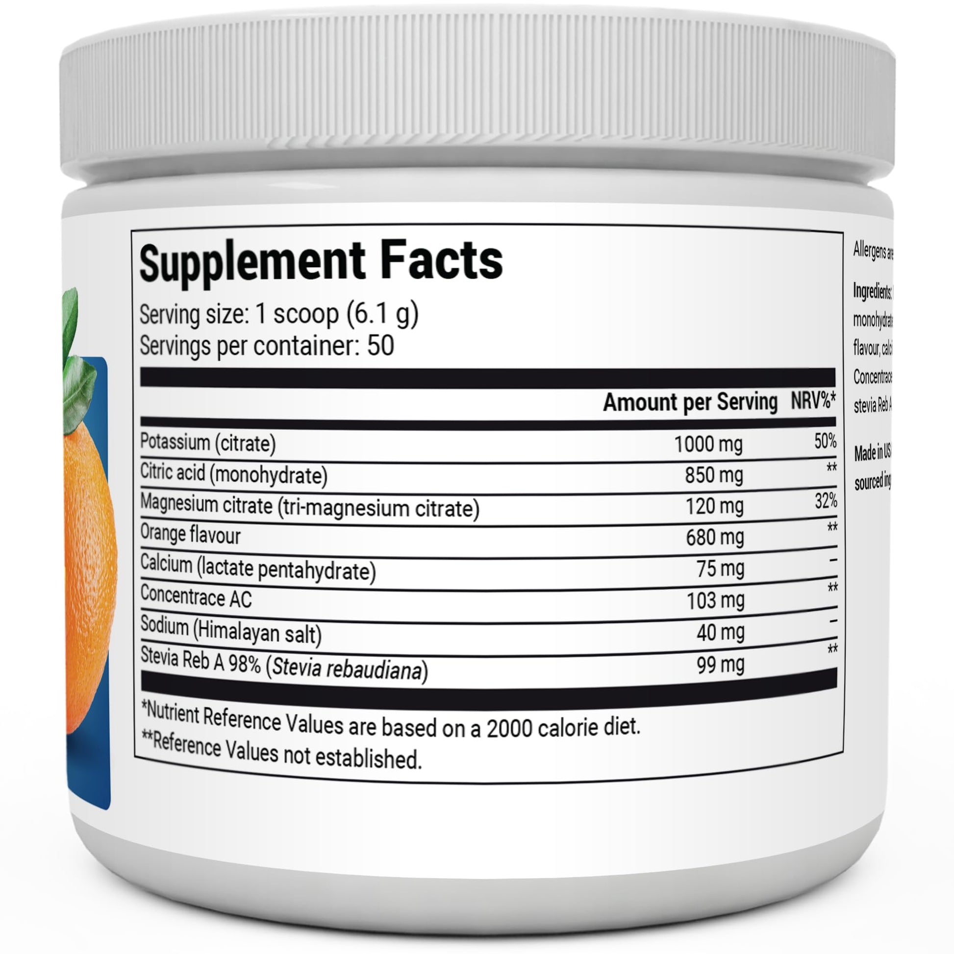 Dr. Berg Electrolyte Powder - Electrolyte Drink Supplements with 1000mg Potassium Dr. Berg Nutritionals Au supplements
