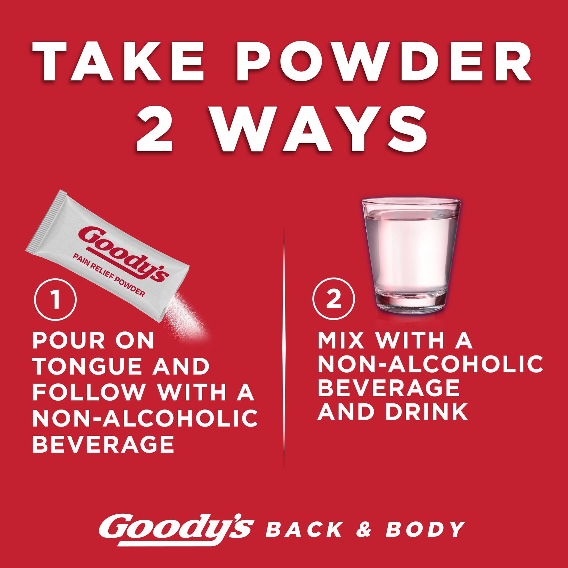 Goody's Back and Body Pain Relief Powder, 24 ct (Pack of 4) Goody's Au supplements